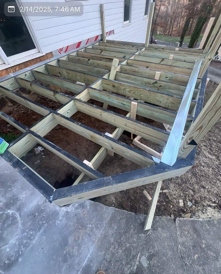 Woodstock, GA Wood Deck Build by Nelson Exteriors