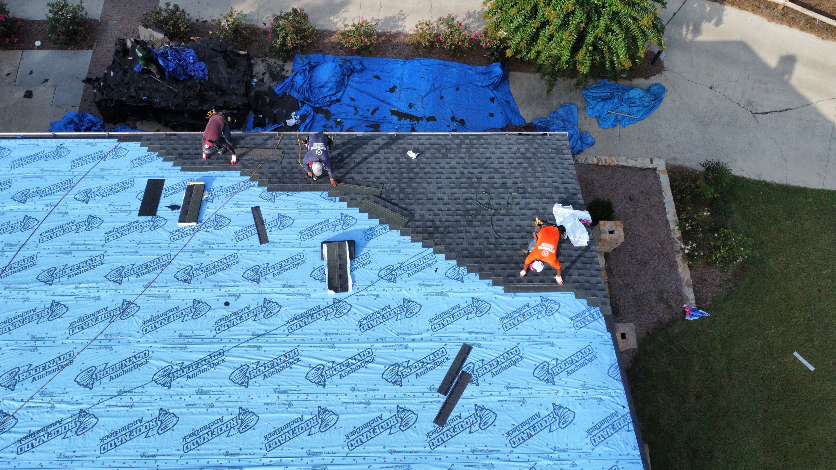 Country Club Roofing Installation by Reset Roofing