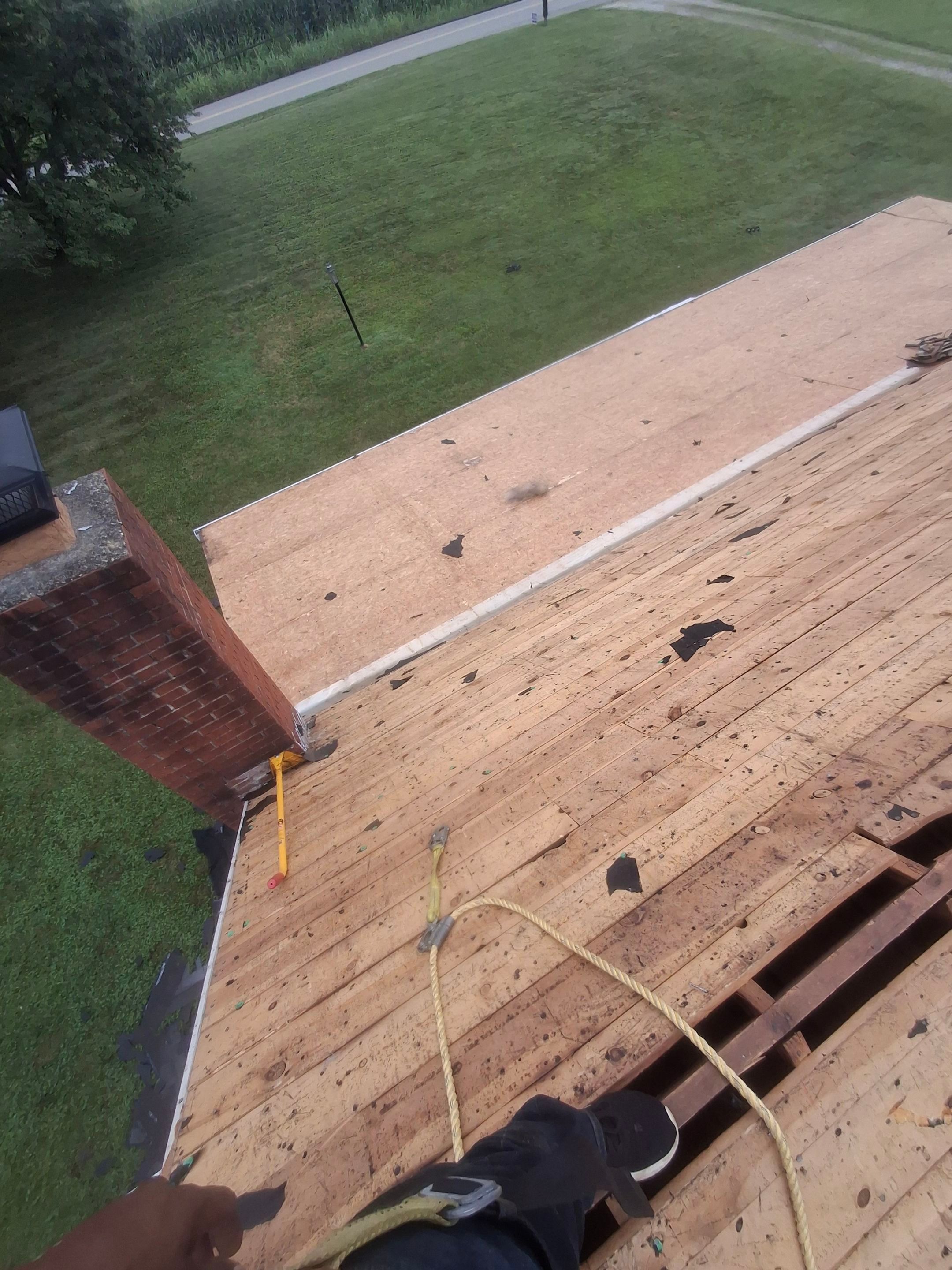 Residential Roofing Installation using GAF Timberline HDZ Fox Hollow Grey by Rainstoppers Roofing