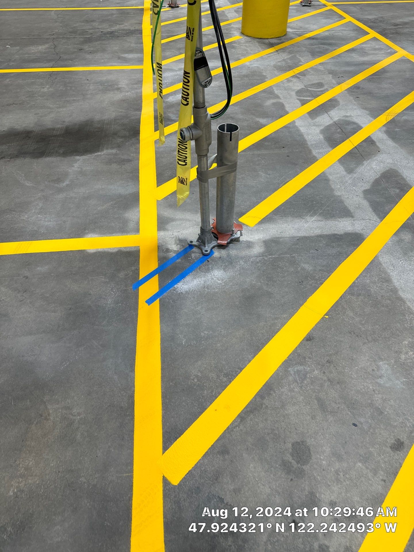 USPS Asphalt Patch Repair, Indoor Parking Lot Sandblast, Outdoor Parking Lot Sealcoating & Indoor/Outdoor Parking Lot Striping  by Jireh Asphalt & Concrete Inc 