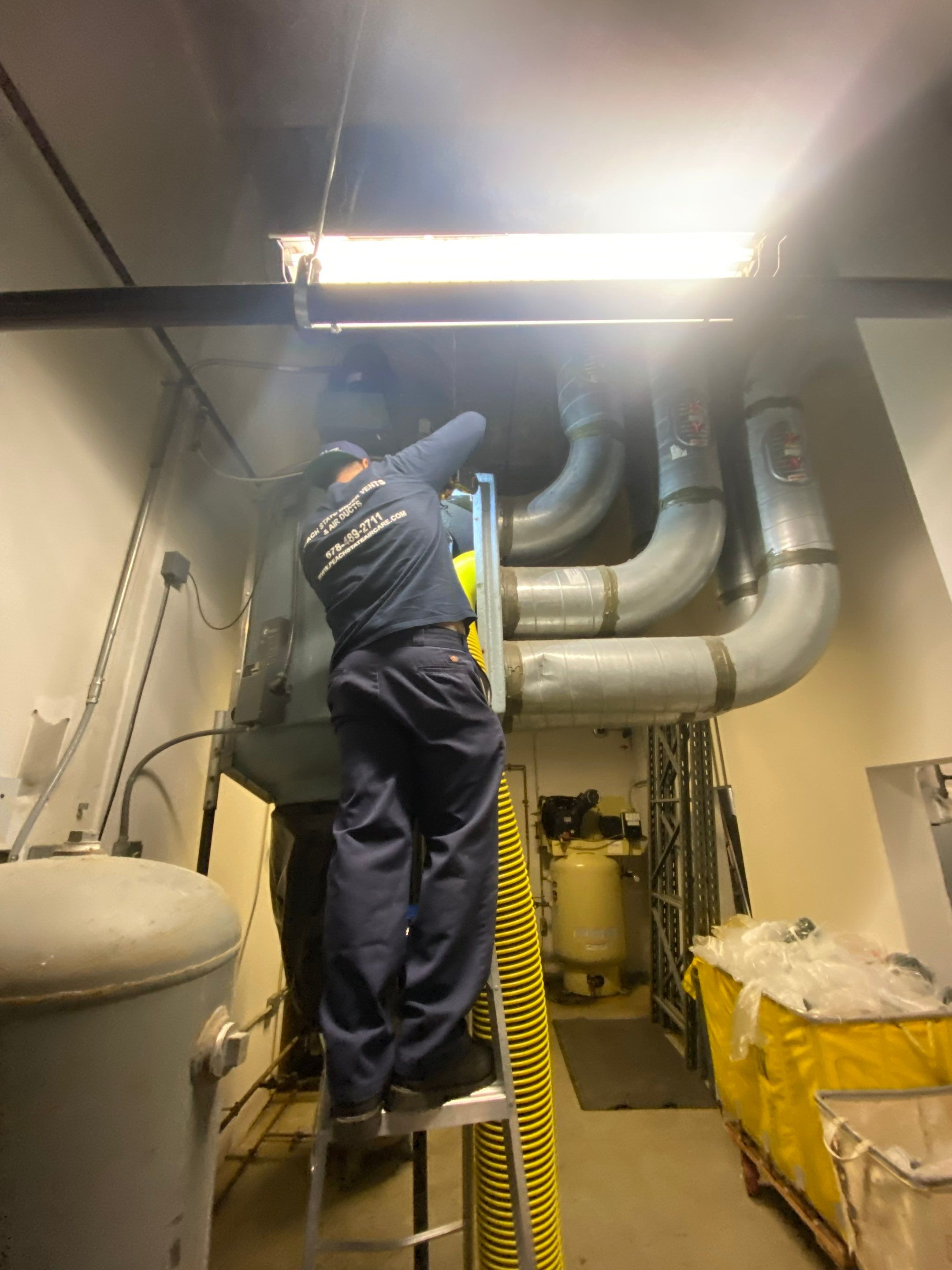 County Jail Dryer Vent Cleaning by Peach State Dryer Vents & Air Ducts