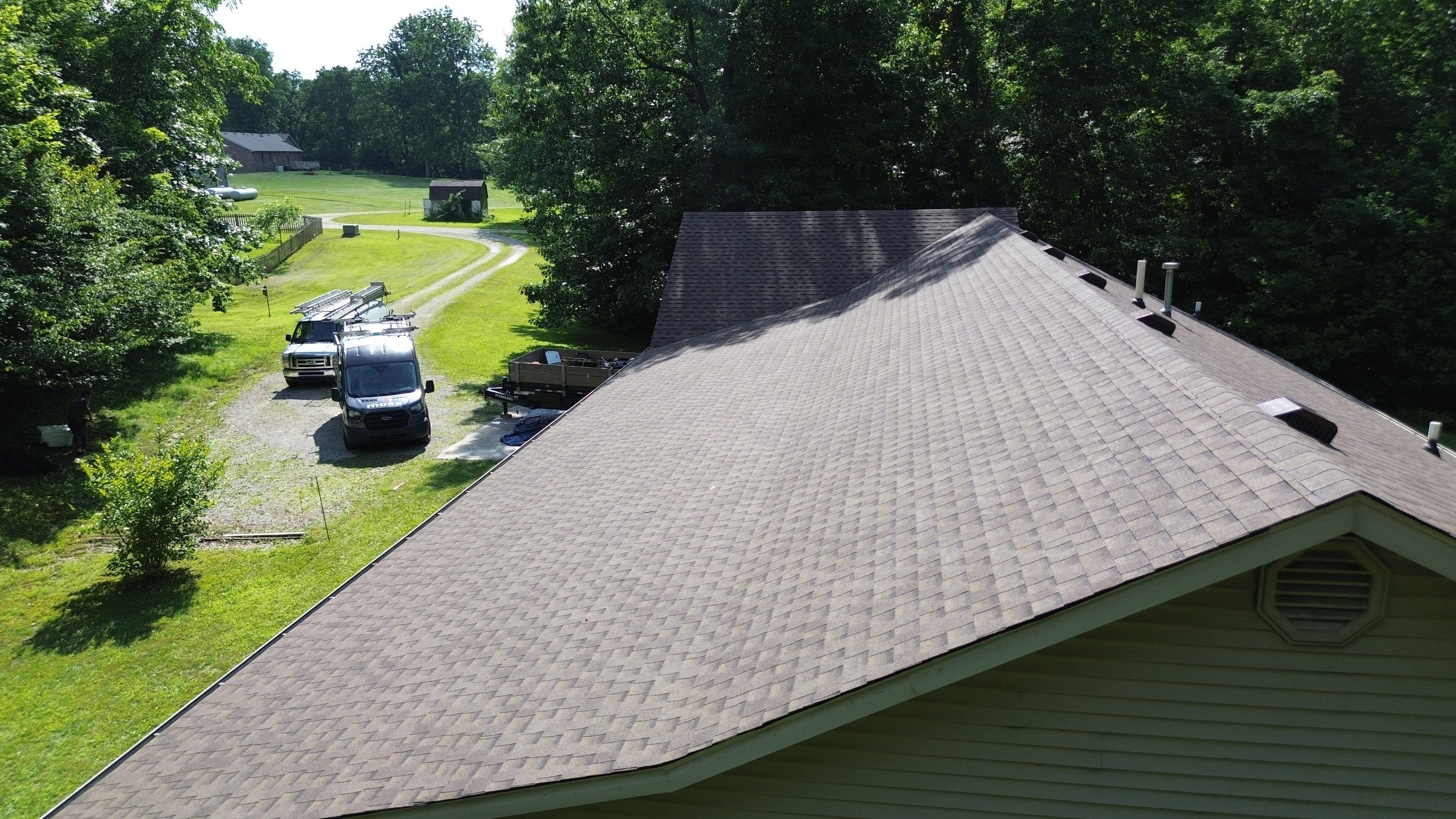 Project in Columbus by Moss Roofing