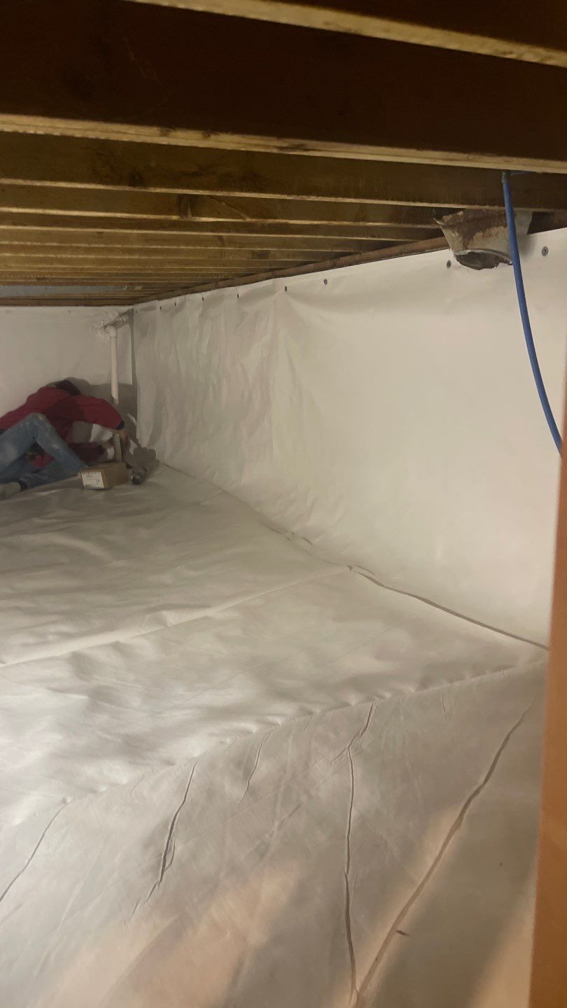 Crawl Space Project and Encapsulation by Toledo Basement Repair 