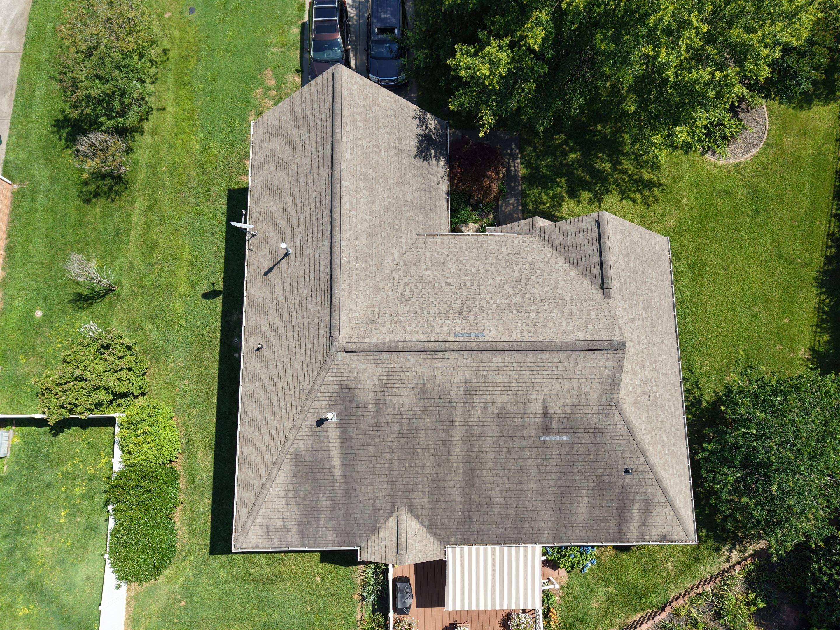 Residential Roof Replacement using CERTAINTEED LANDMARK AR WEATHERWOOD by RISE Roofing & Restoration, LLC