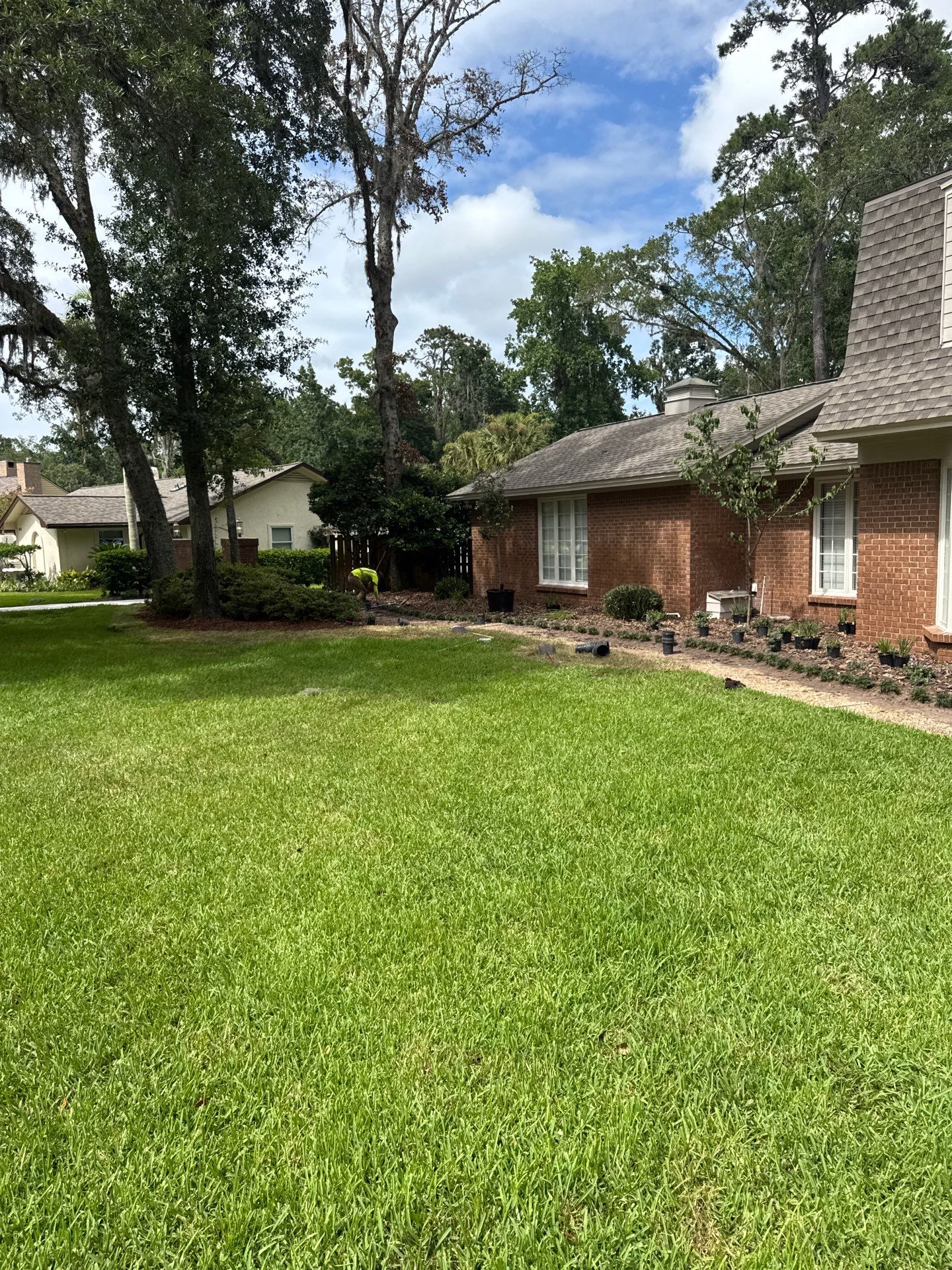 Deerwood Resident | Sod & Bed Design/Plant Installation by ProGreen Services