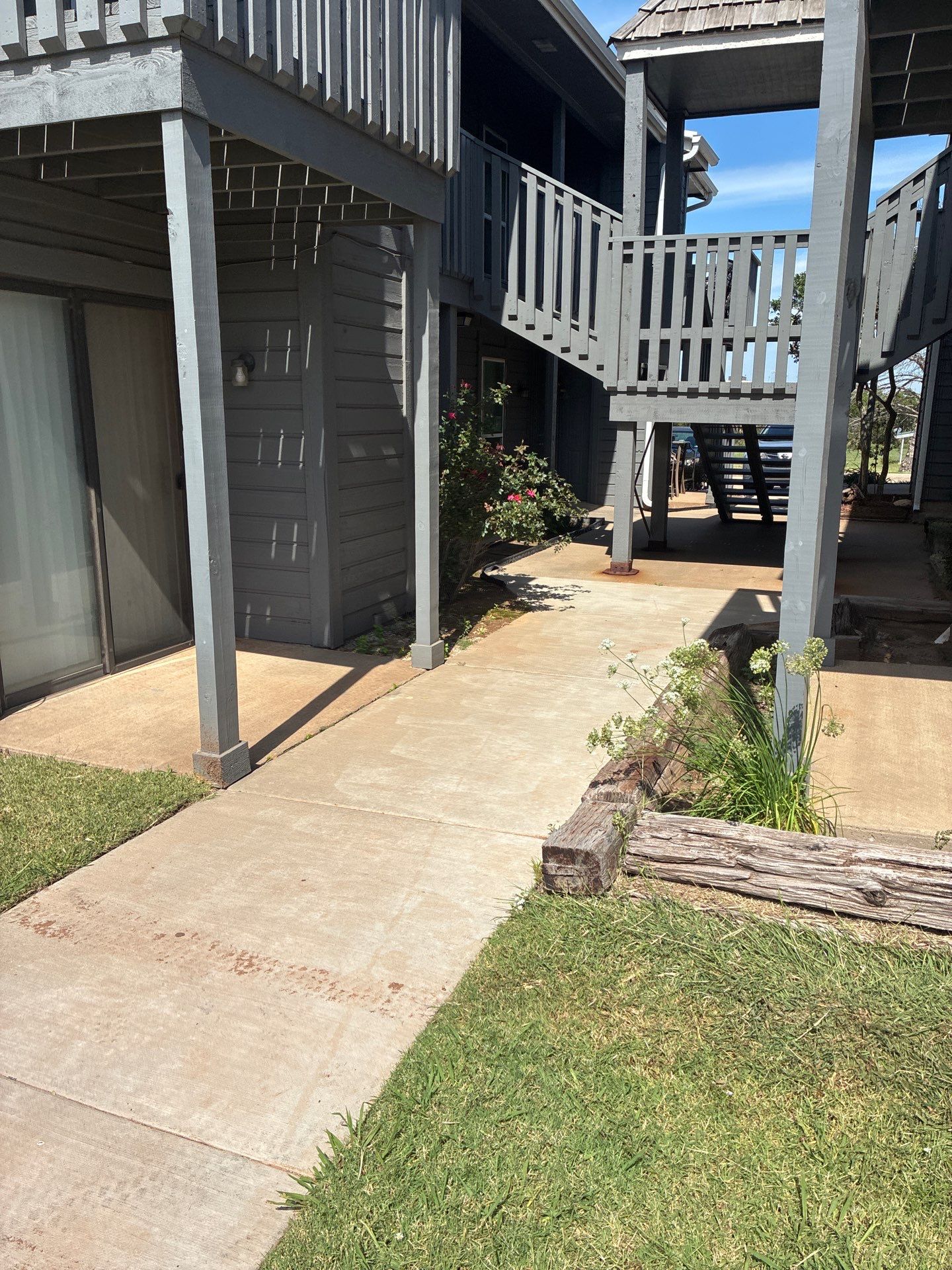 Landscape and concrete work by Clays Services Inc