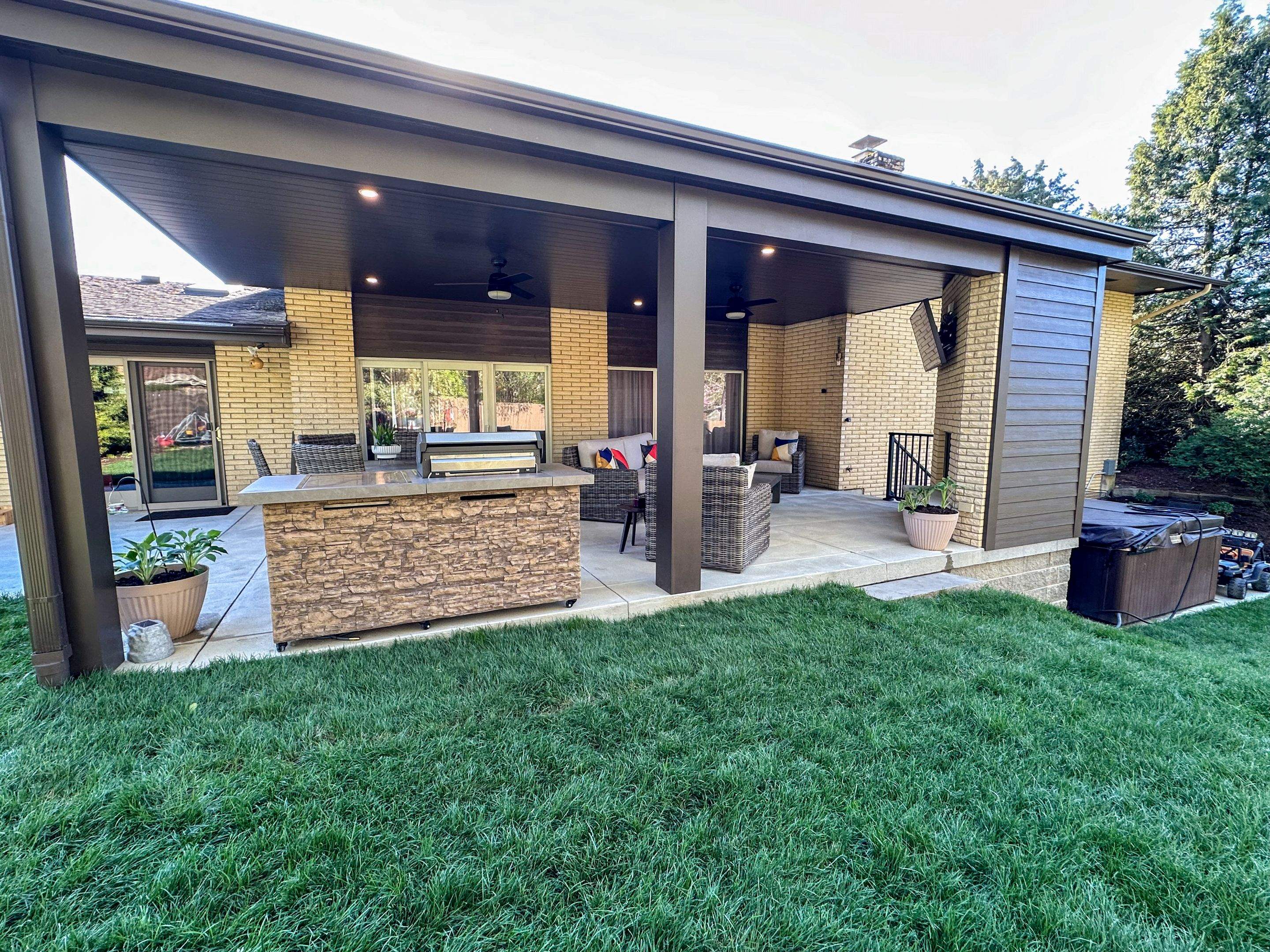 Centerville Covered Patio by Zengel Group