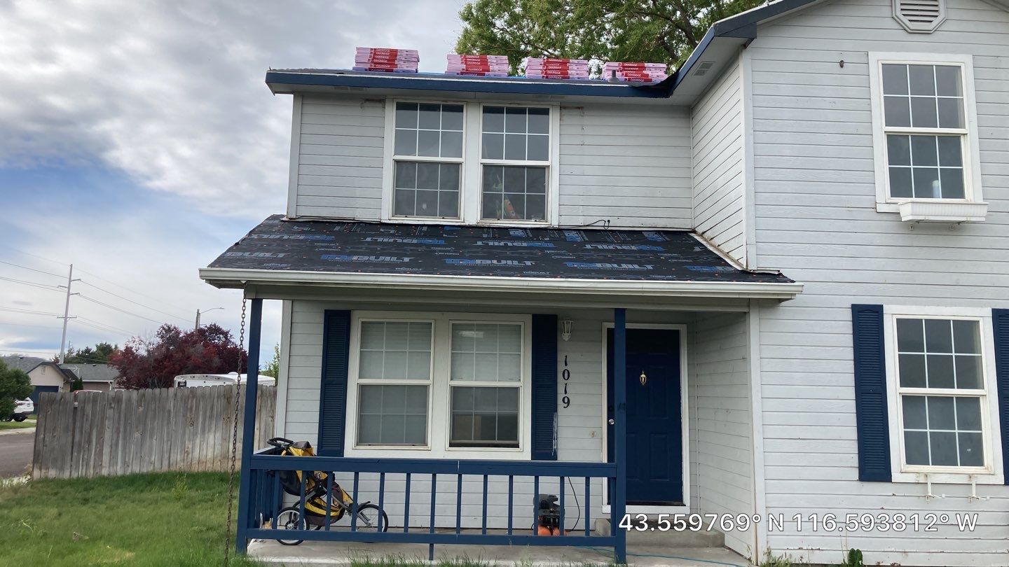 Nampa Idaho Two Story Residential Roofing Installation using Owens Corning by ID Roofing LLC