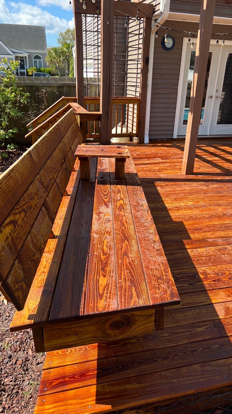 Weathered Deck using Wood Sealant by DuraSeal