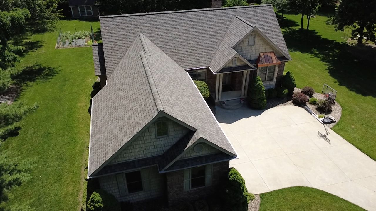 Atlas Pinnacle, Color Majestic Shake, Drip Edge, Color, Hickory Clay by Eagle Eye Roofing