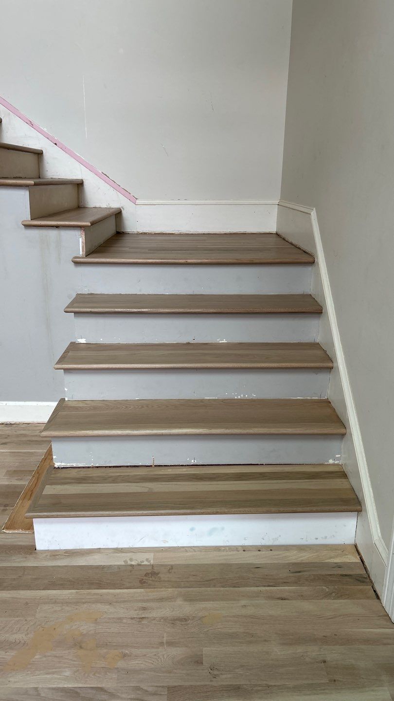 Stair Installation and Refinish by Footprints Floors of Nashville