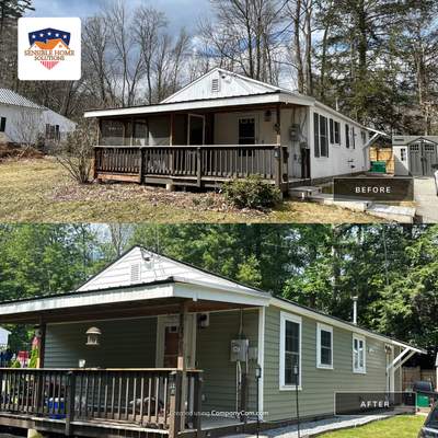 Home’s Look with Custom Siding & Trim – A Repeat Customer’s Dream!