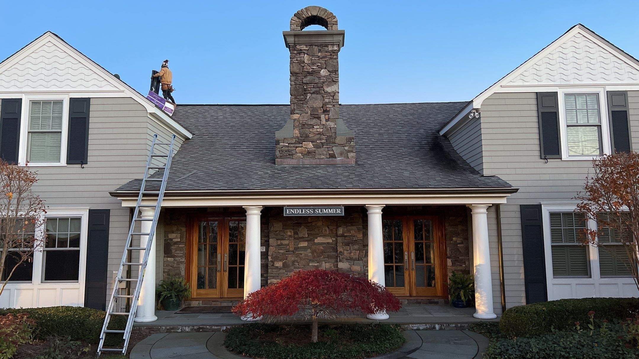 Colonial Slate Roofs by Pinnacle Roofing & Skylights