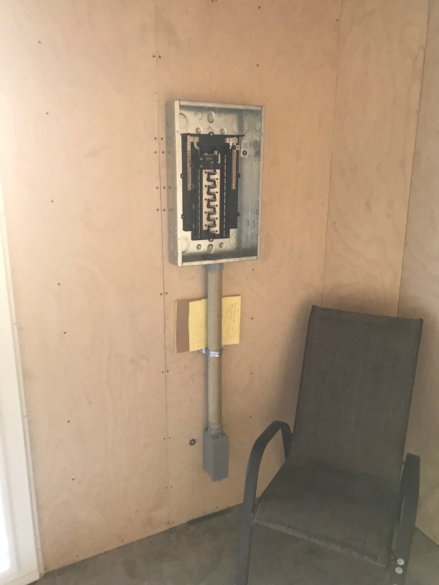 Trench and install subpanel by JB's Contracting and Maintenance LLC
