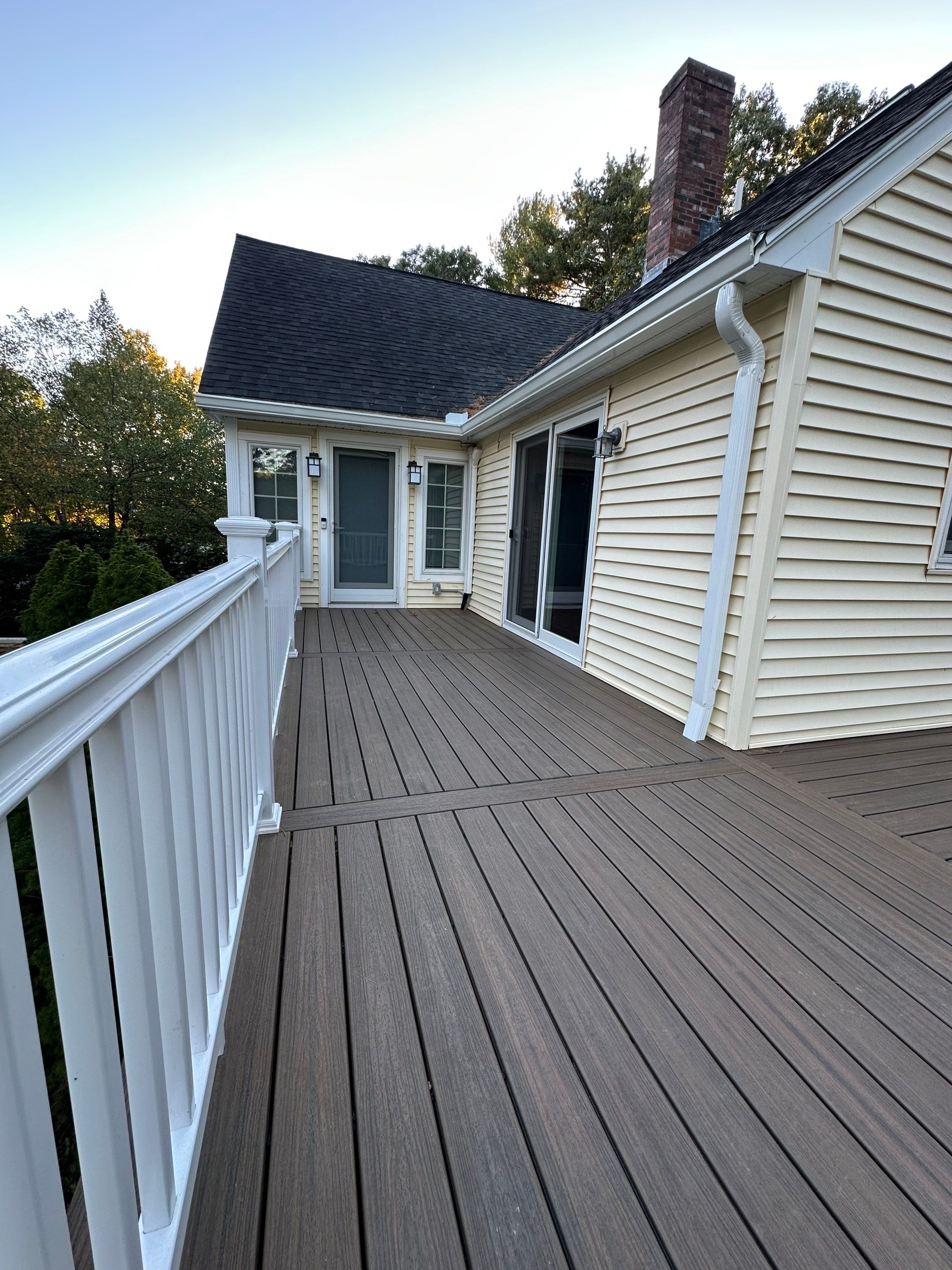 New Deck buit in Medfield MA by UBrothers Construction