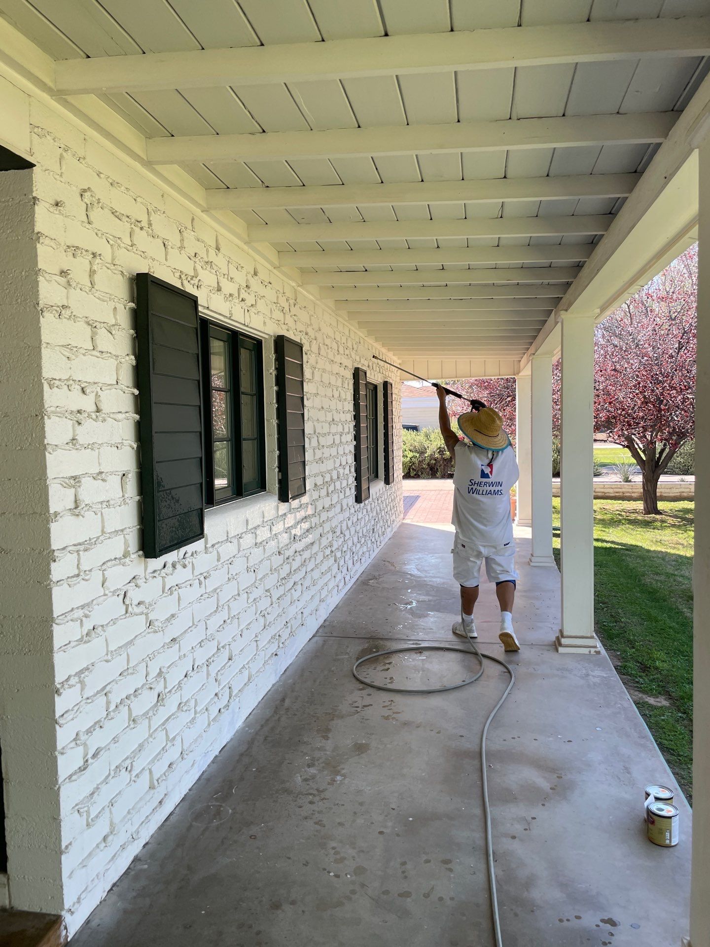 Wagon Wheel - A Stunning Home Exterior Makeover with Dunn Edwards Paints in Phoenix, AZ by Double G Painting Contractors, LLC
