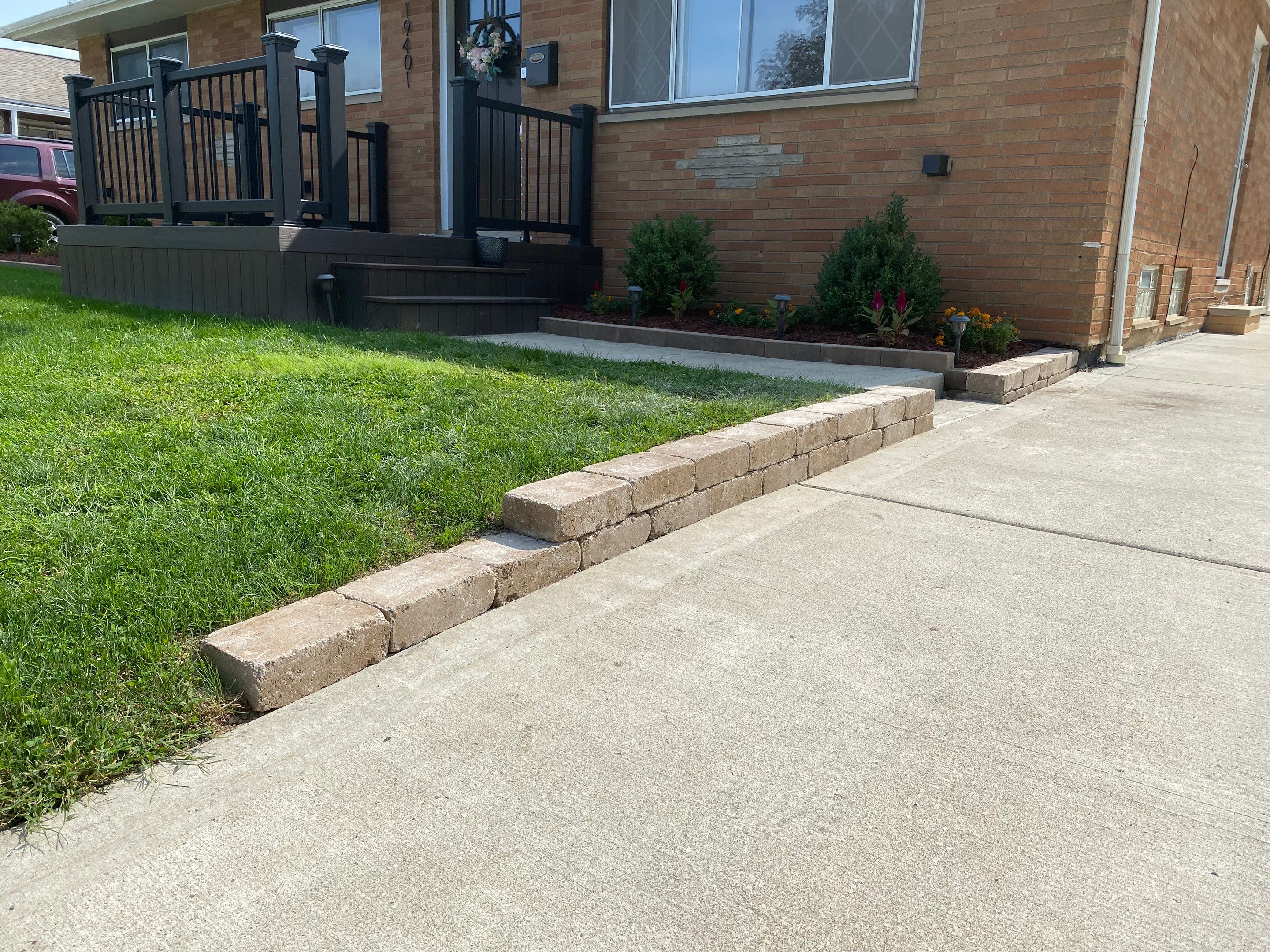 Chestnut Brick Project by Elm Rose Gardens