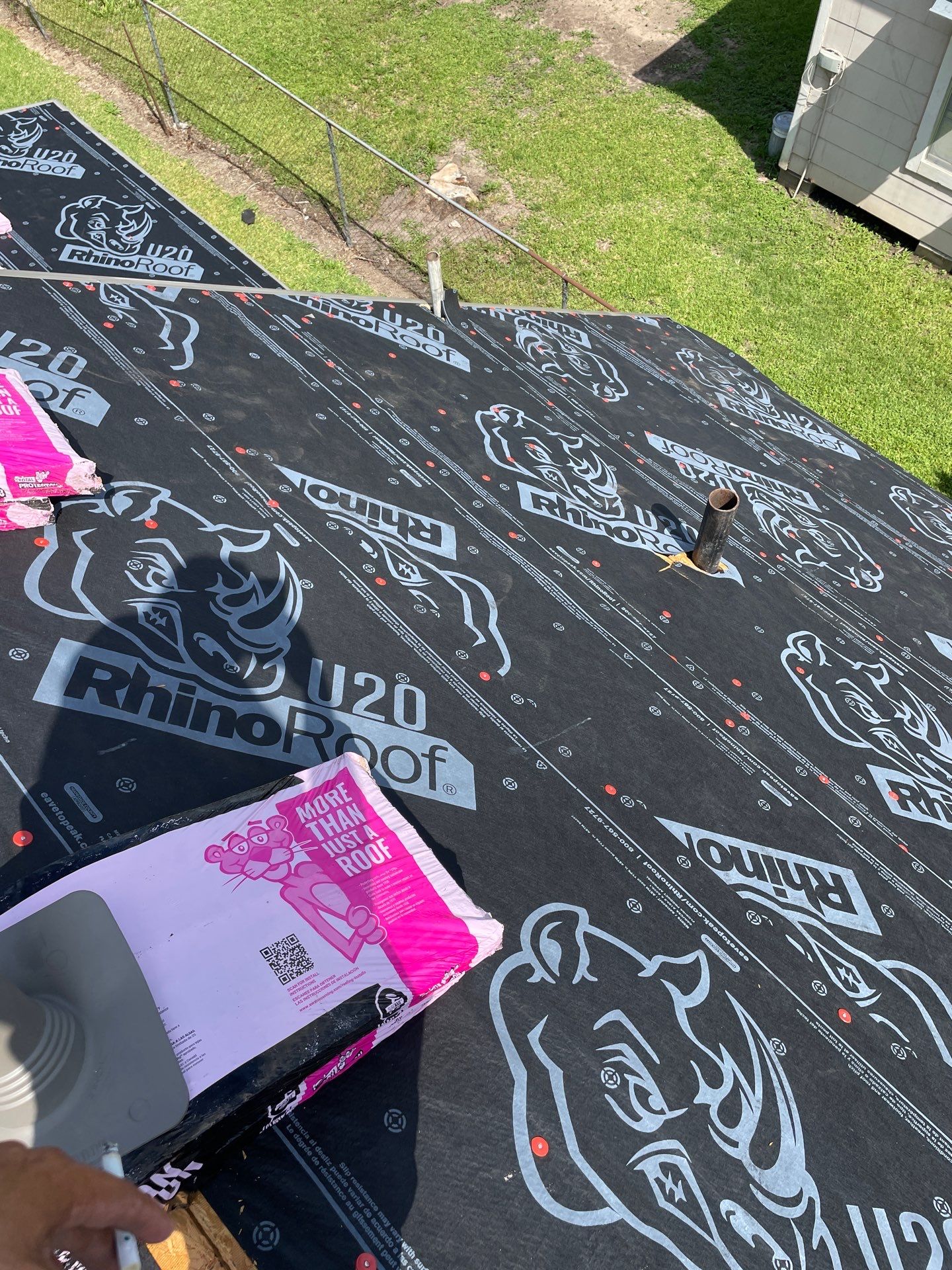 Residential Roofing Installation using Owen's Corning Duration (Lifetime) Shingles by Roof Repair Company