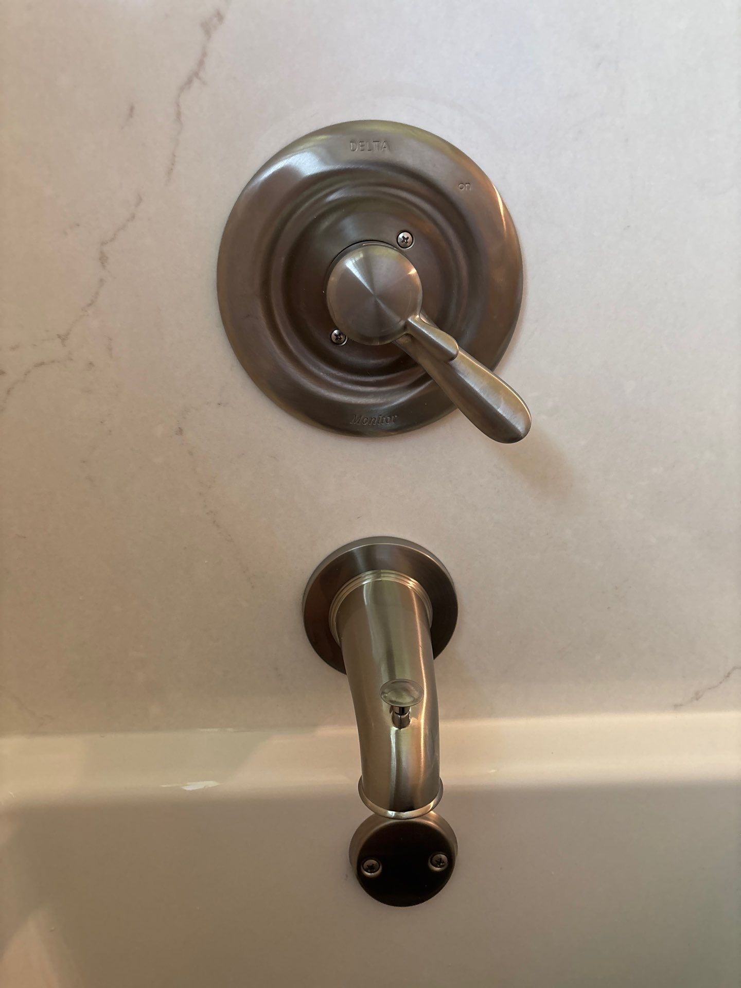 Tub- shower combo remodel in Kyle by Lane Lauritsen - The Hill Country, Texas