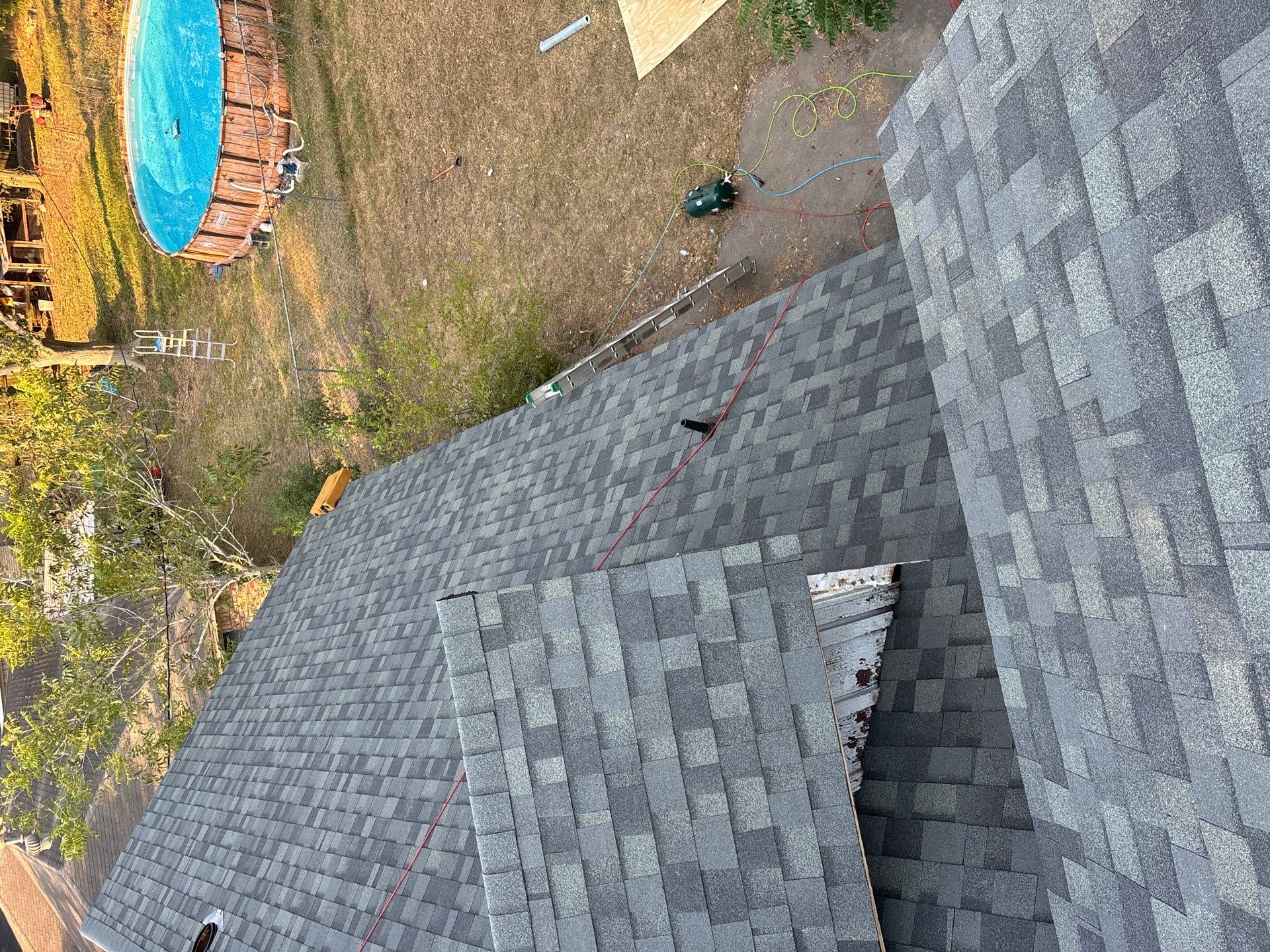 Residential Roofing Installation using Owen's Corning Duration (Lifetime) Shingles by Roof Repair Company