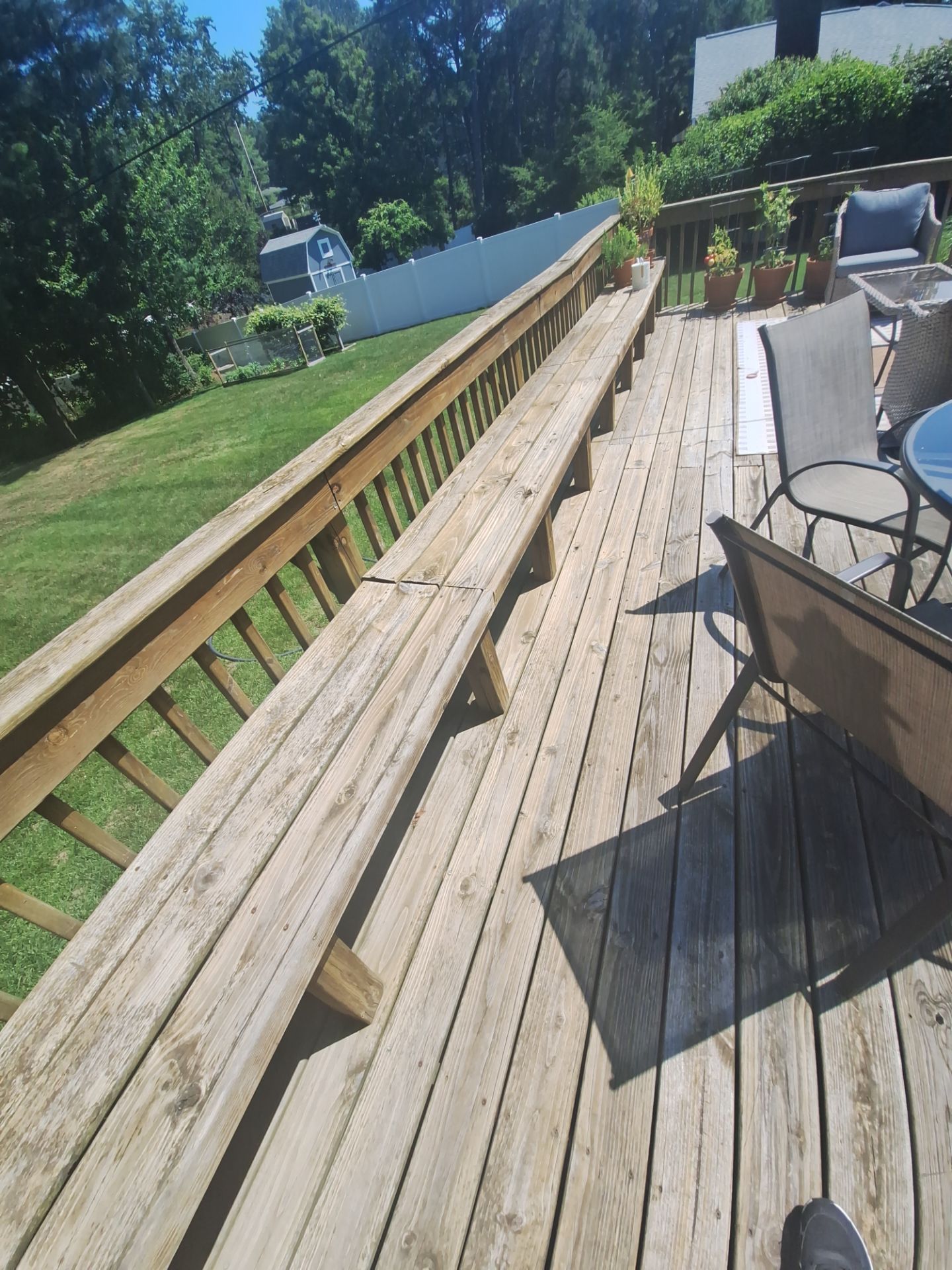 Deck Wash & Stain Transformation | Spring Lake, Michigan by Gordon Painting