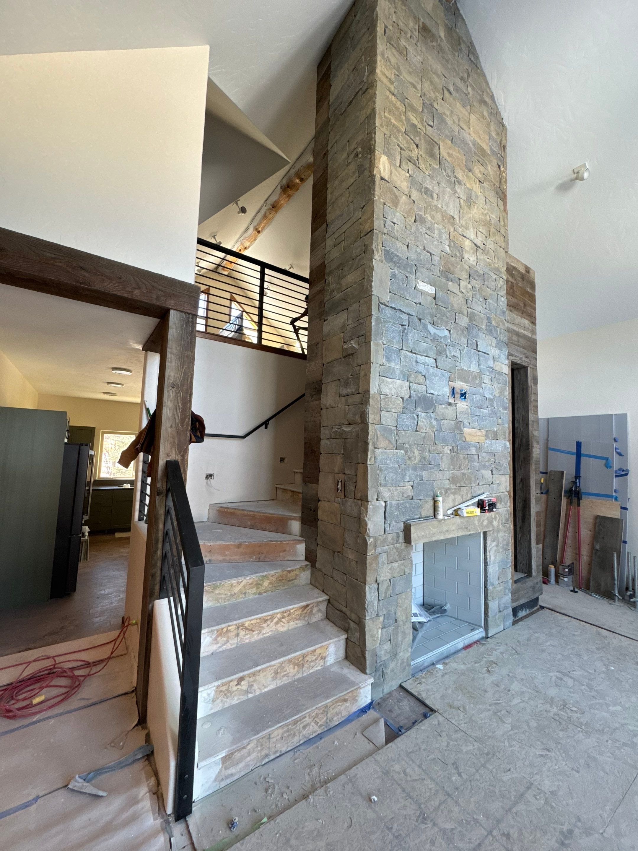 Renovation Project in Big Sky by Blue Room Construction LLC