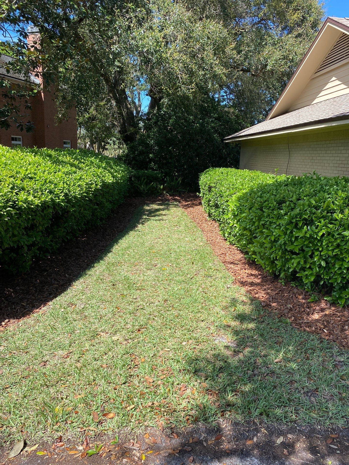Deerwood Resident | Pine Bark Install by ProGreen Services