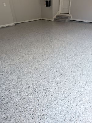 Garage Floor Coating using Coyote