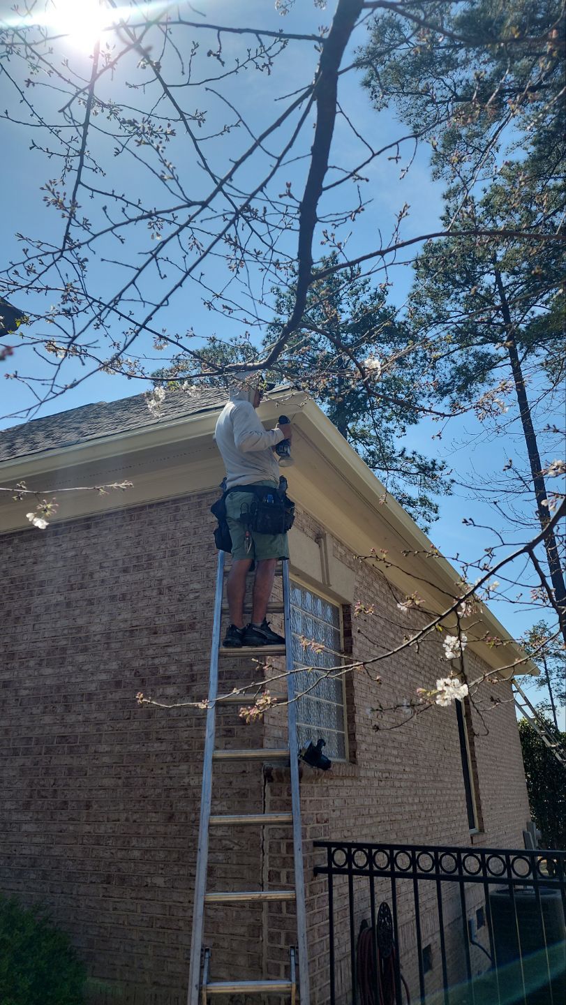 Roof Repair with PermaBoots, Gutter Installation, Cleaning, using 6" Seamless Gutters and Leaf Filter Guards by Indigo State Roofing