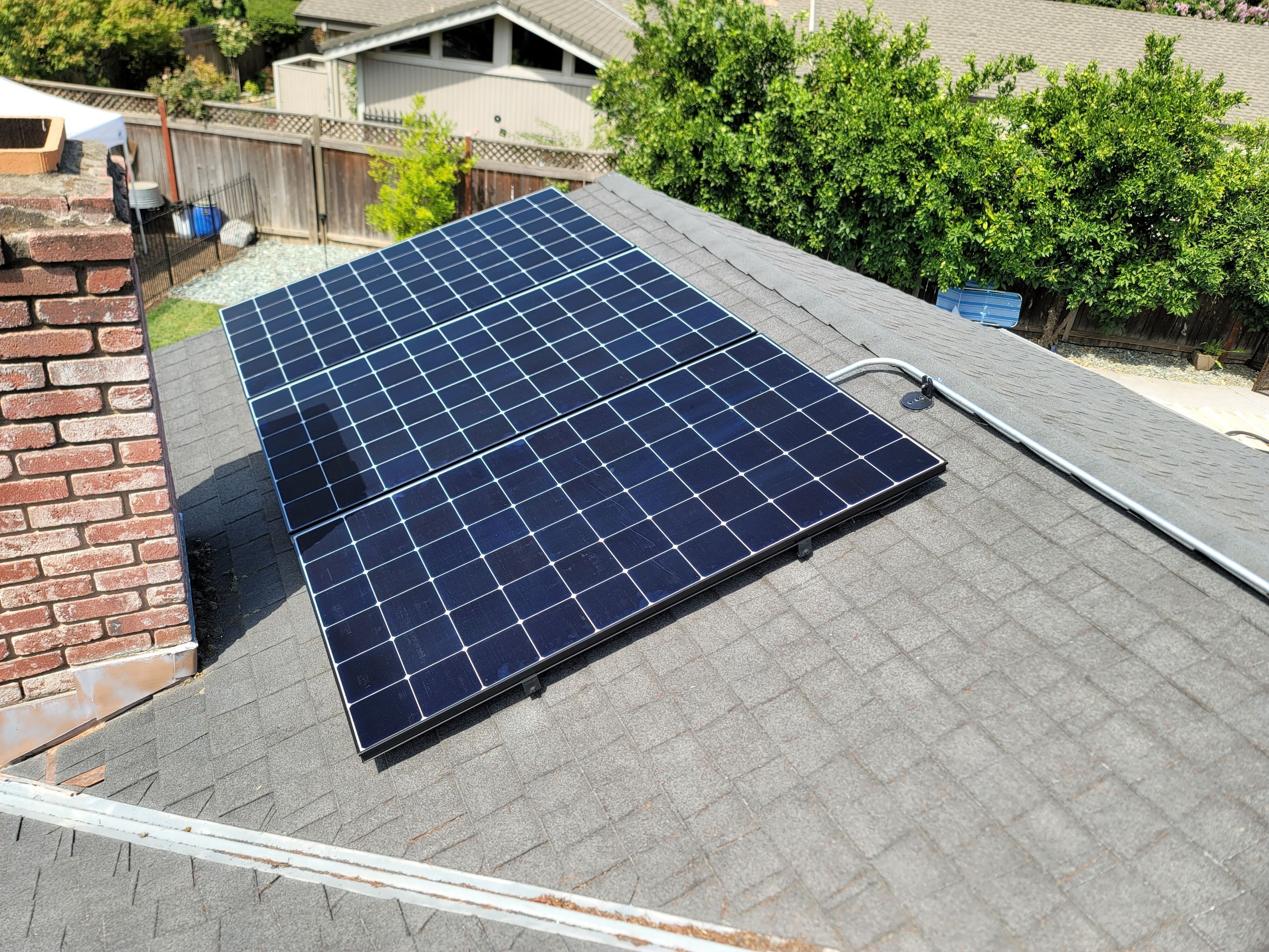 Solar Panel Installation using Solar Panels by Byers Enterprises 