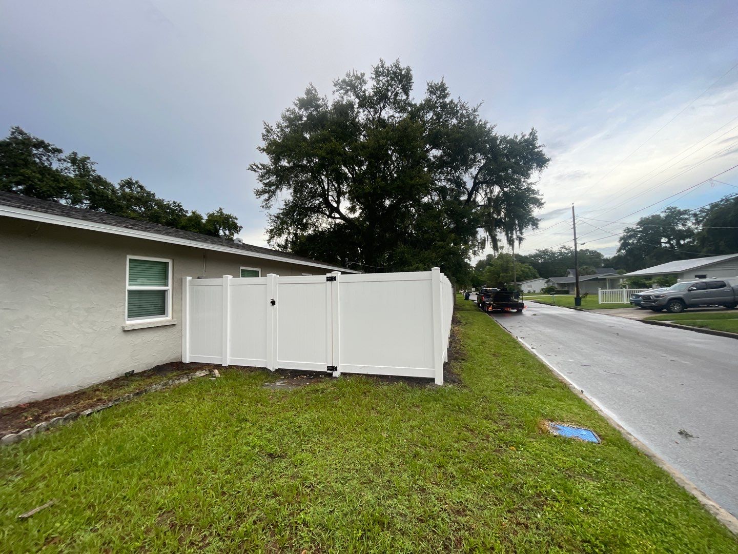 Palmetto, FL 6ft. Tall White Vinyl Privacy Fence  by Asap fence and gates, LLC