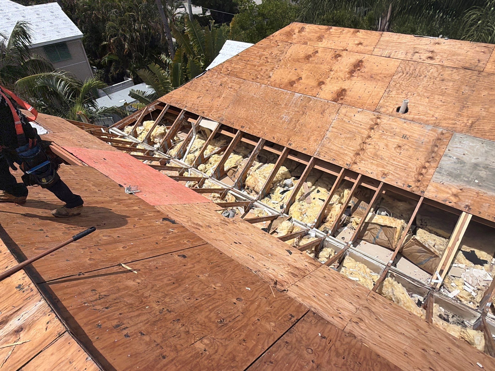 Delray Beach Tile Roof Replacement with Hurricane Strap Reinforcement by Aastro Roofing