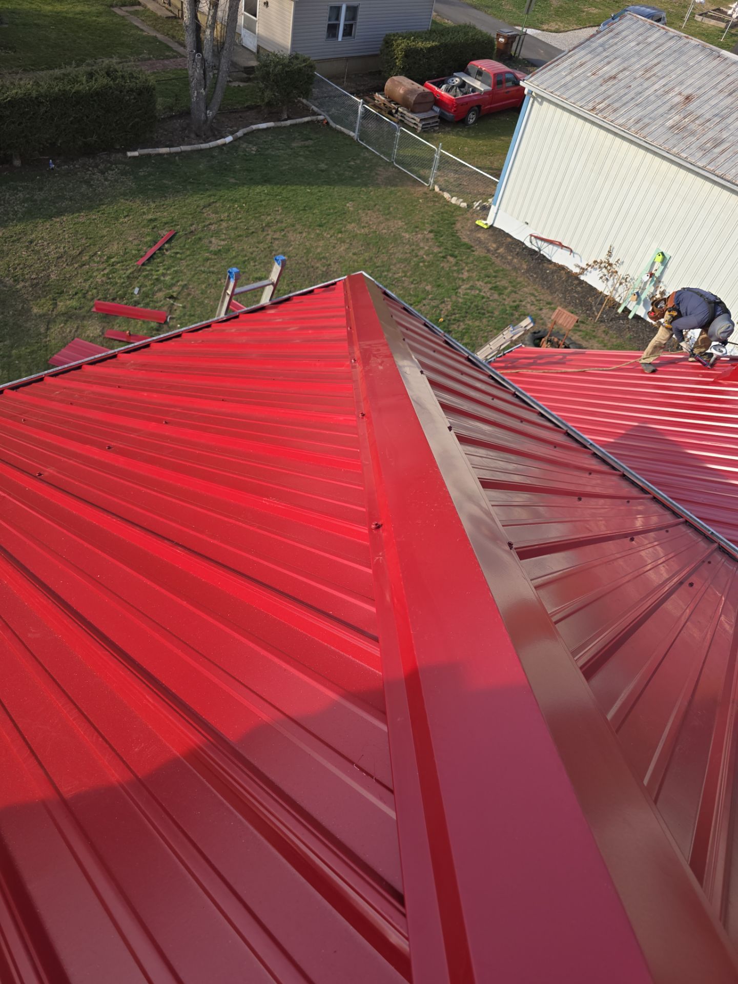 Residential Roofing Installation using Metal by Rainstoppers Roofing