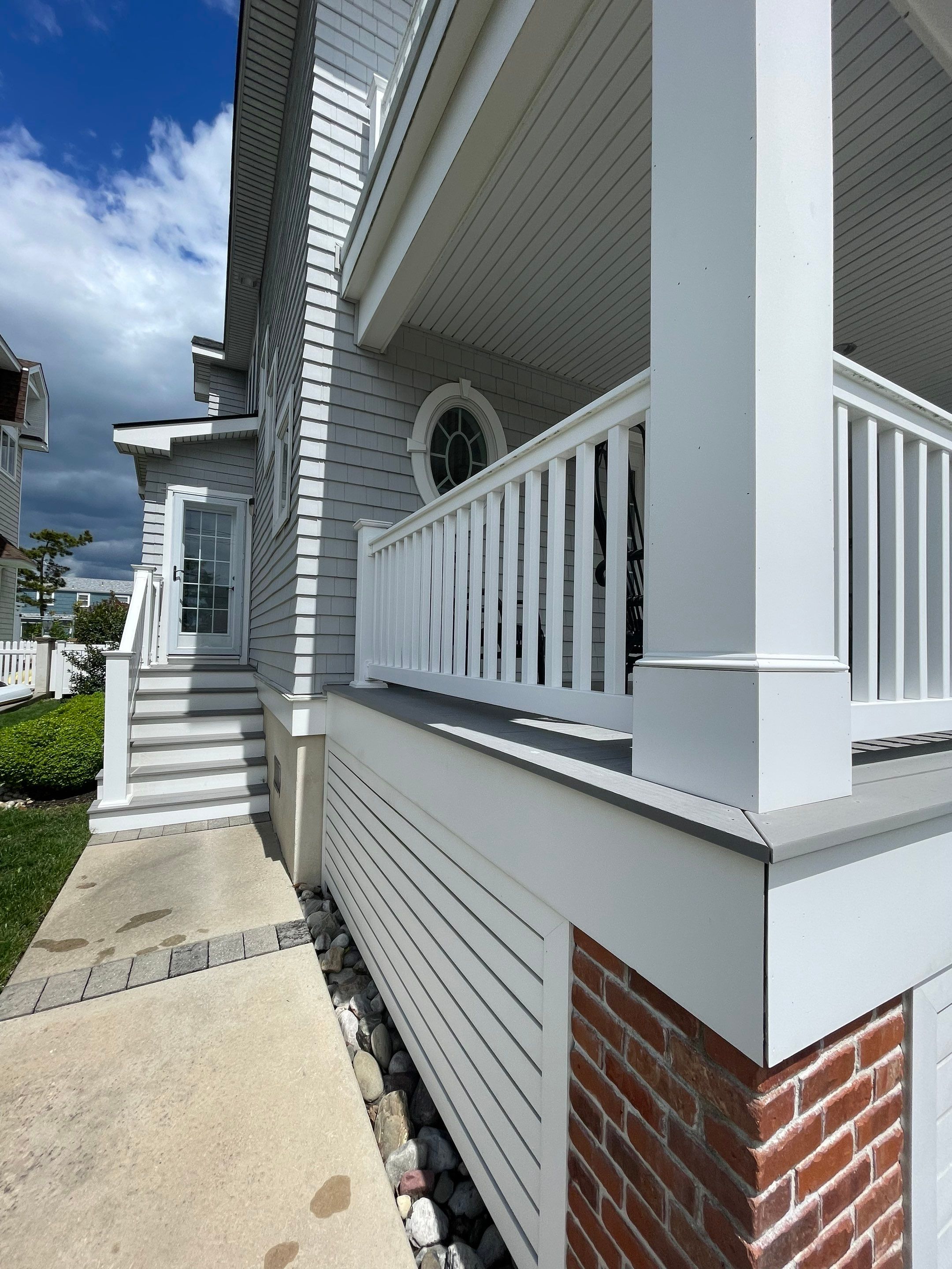 Pool Patio, Deck and railings, House Wash & concrete by SJ Exterior