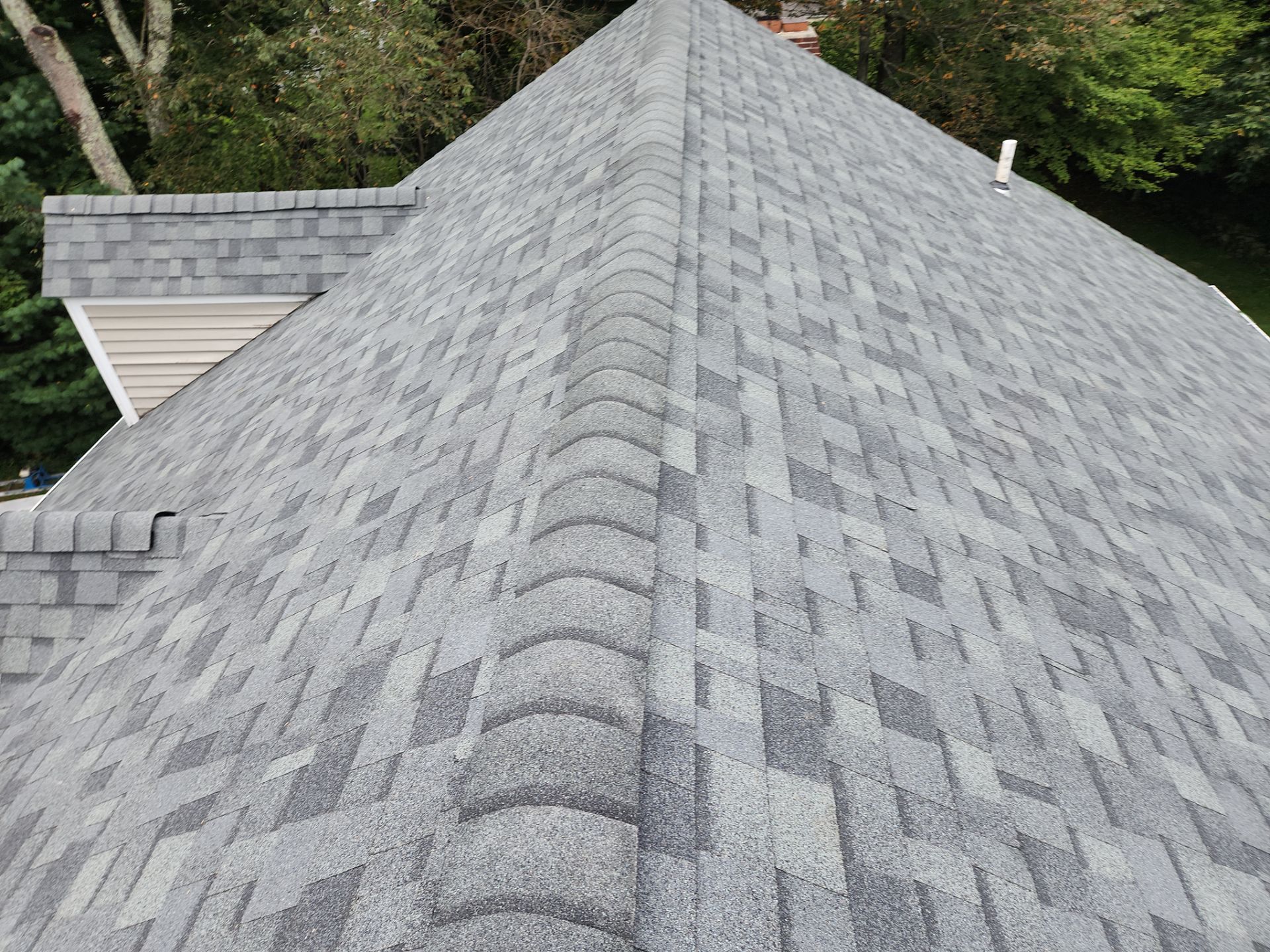 Residential Roofing Installation using Owens Corning TruDefinition Duration - Estate Gray by A Plus Exterior
