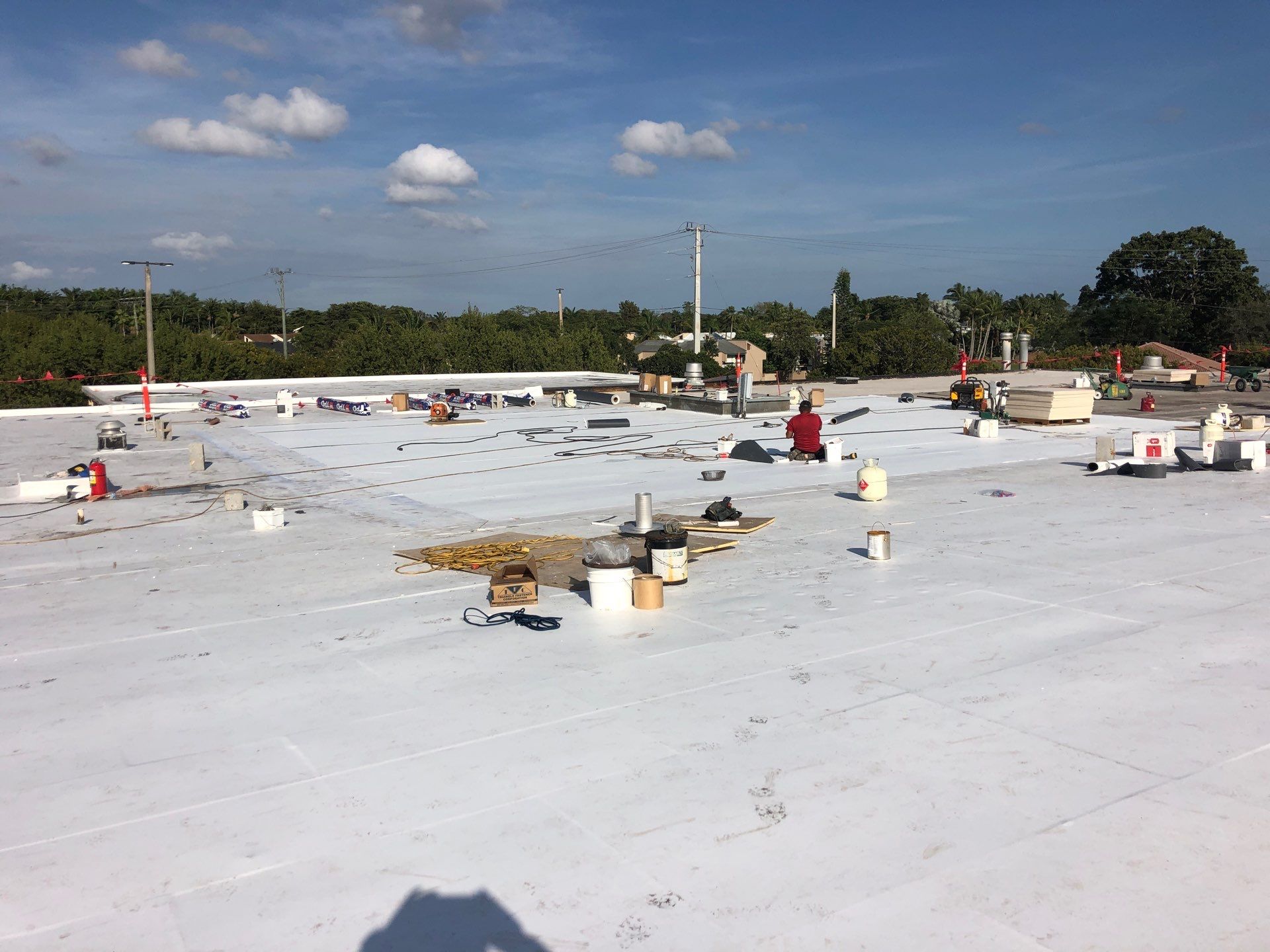 Commercial Re-Roof using GAF TPO by First Due Roofing