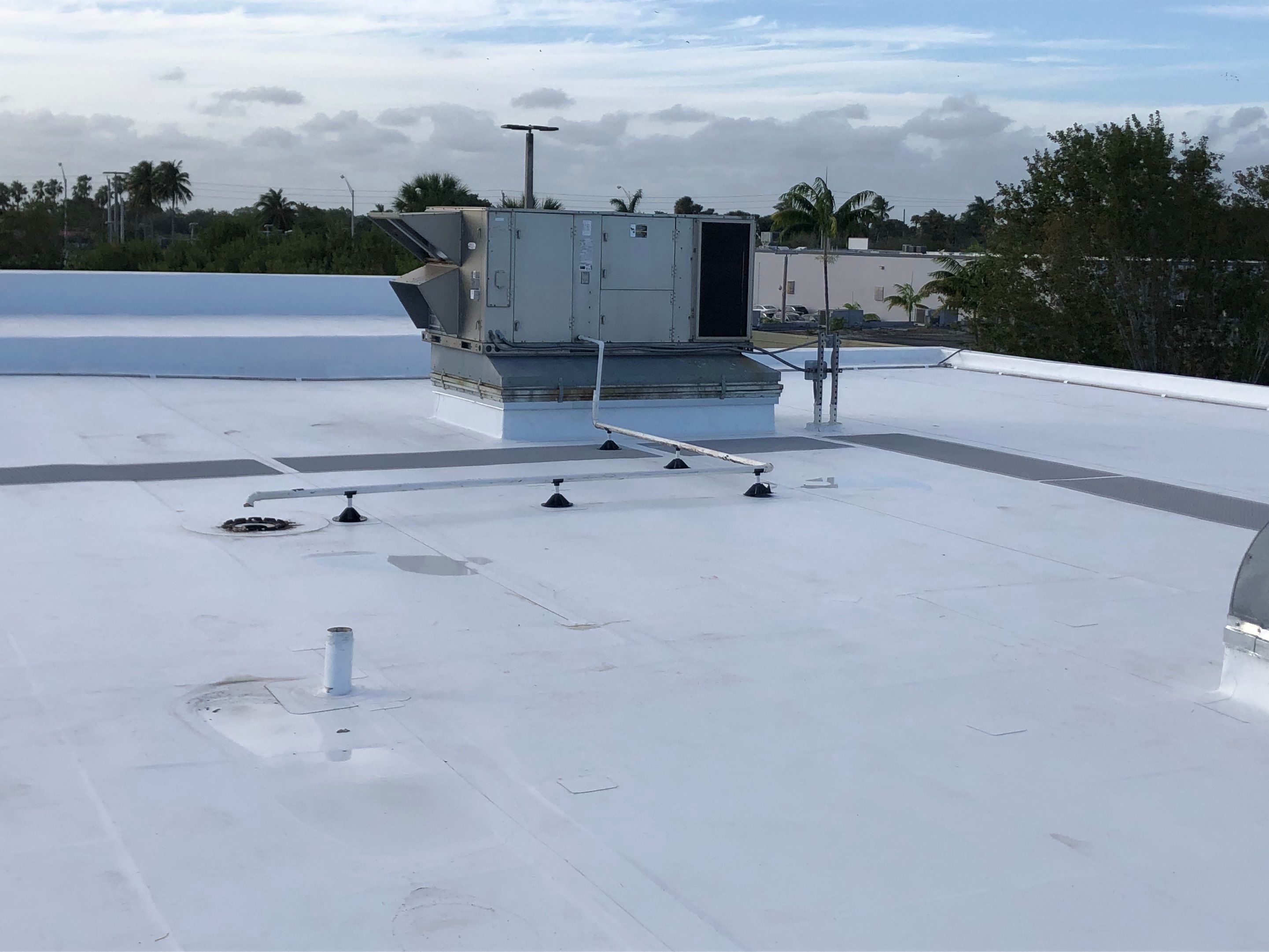 Commercial Re-Roof using GAF TPO by First Due Roofing