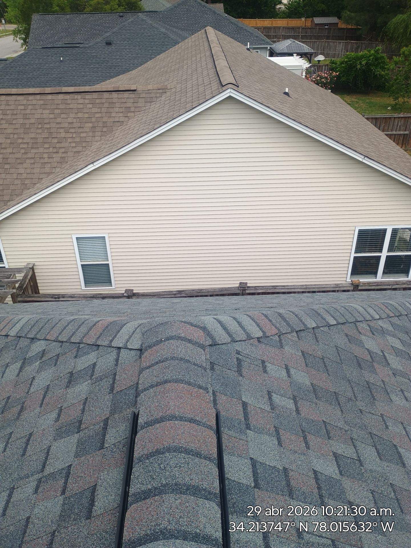 Roof Replacement Project in Leland, NC using Certainteed Landmark Colonial Slate by local roofing contractors near me by RGR Construction and Roofing, LLC