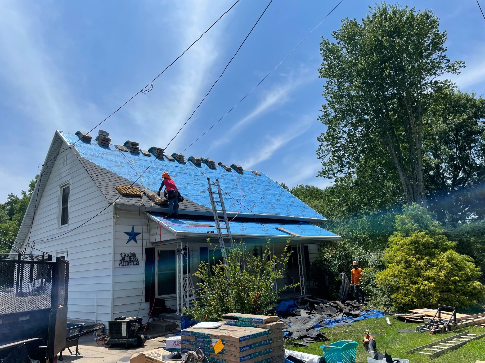 Cherryville NC Roof and Siding Job  by Here4You Restoration 