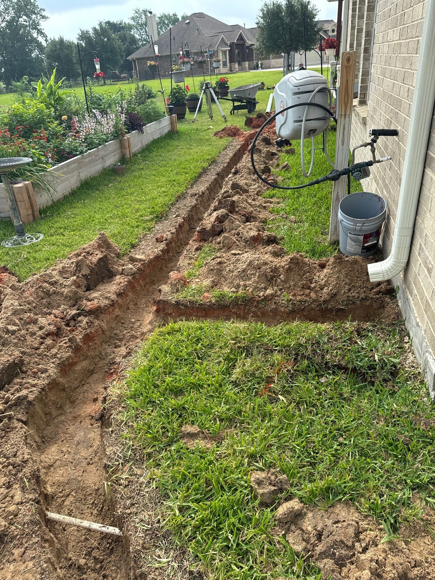 🌟 Mr. & Mrs. Wheeler’s Drainage & Landscape Transformation by Texas Urban Elements