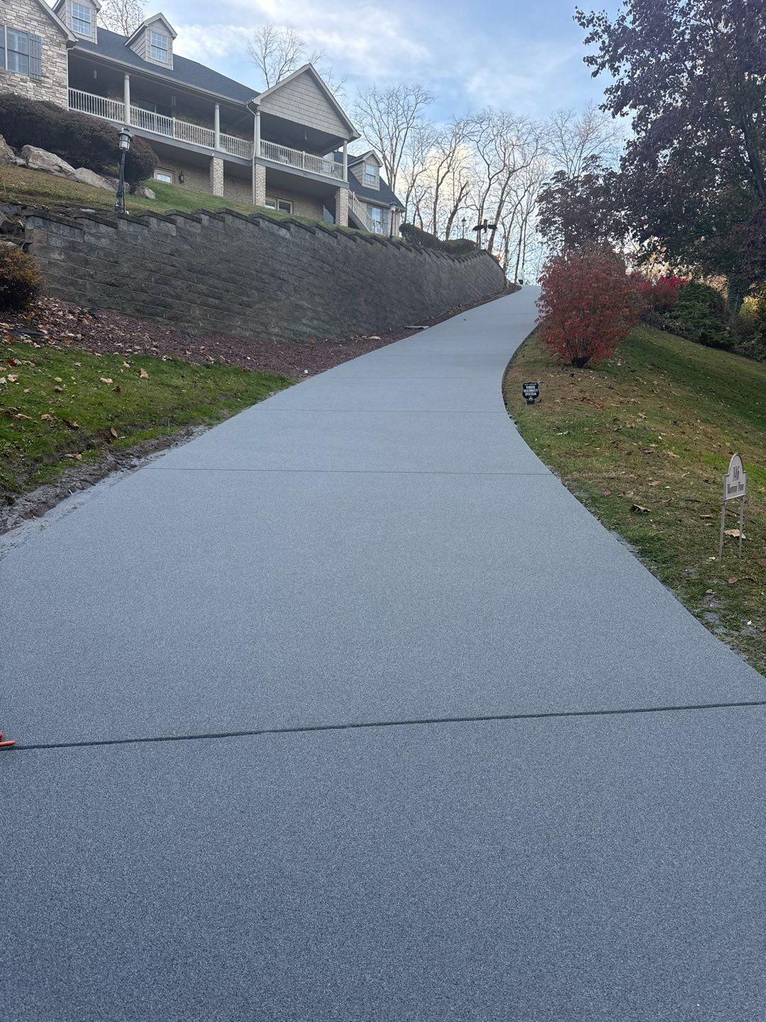 Steep Driveway Project in Sarver by Floors in a Day, Inc