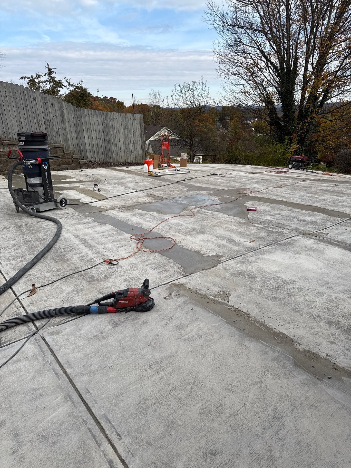 Steep Driveway Project in Sarver by Floors in a Day, Inc