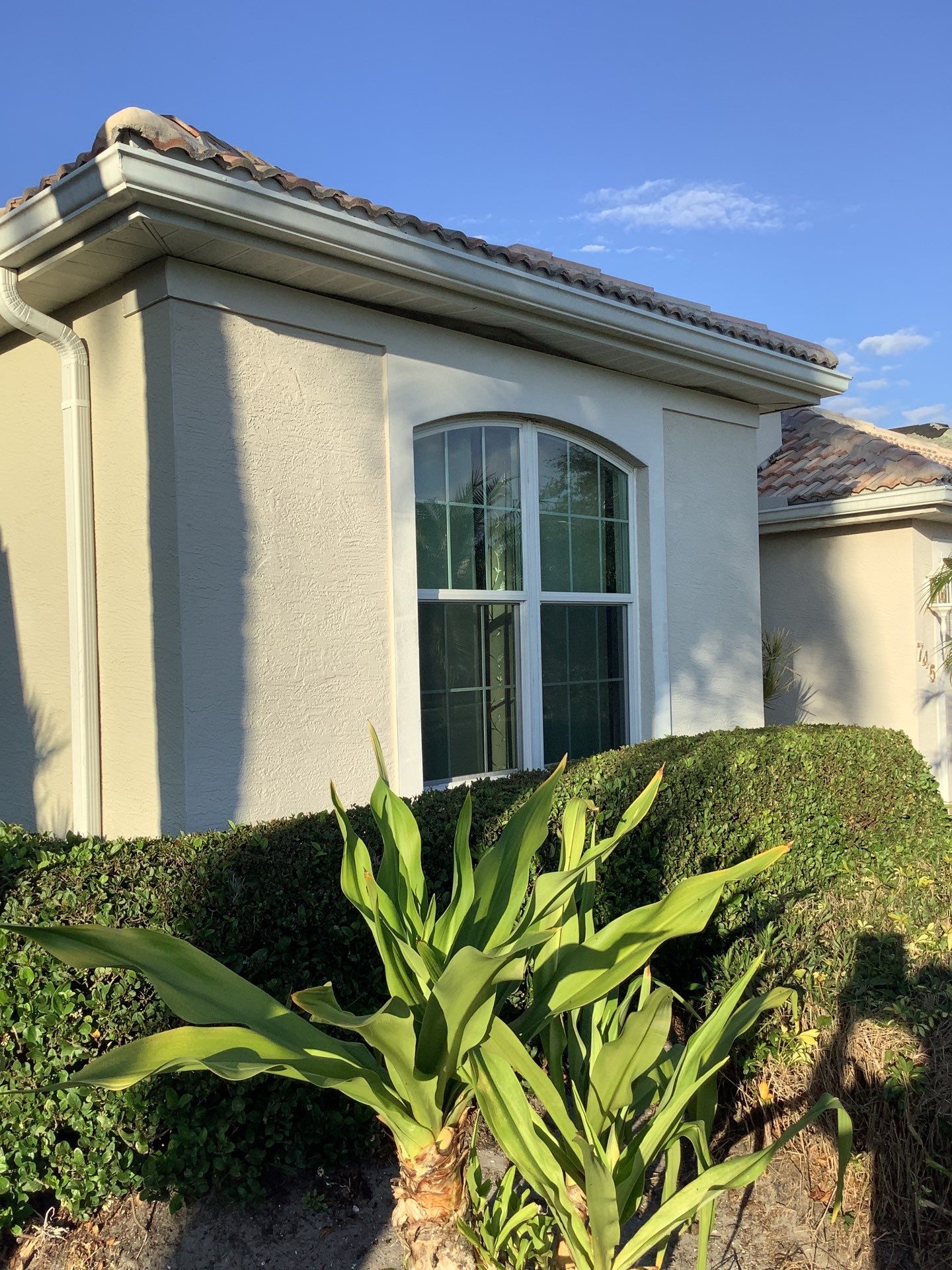 White Soffit and Fascia Replacement in Osprey FL by Gutter Professors