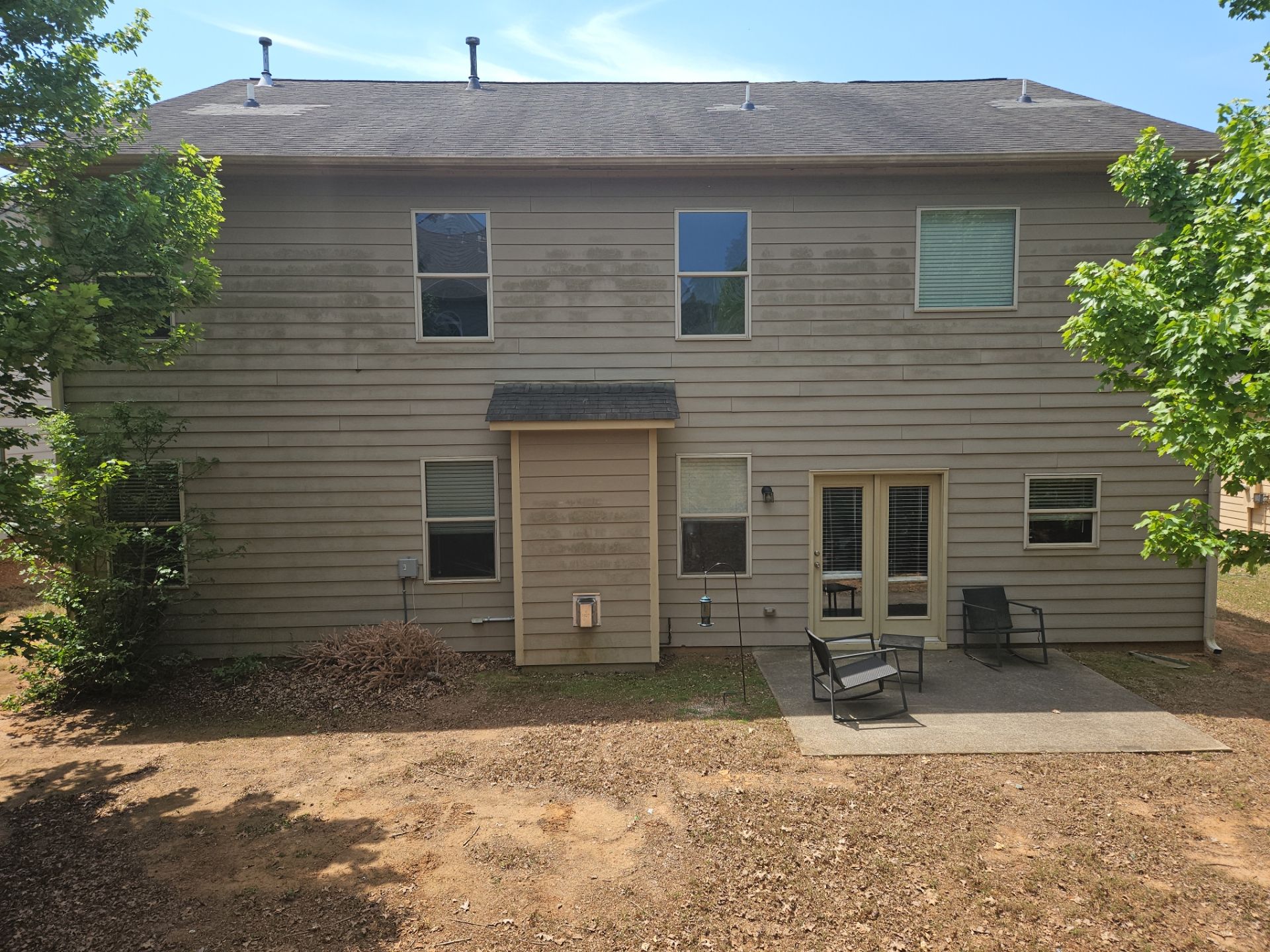 Acworth, GA Partial Siding Replacement using James Hardie Lap Siding by Nelson Exteriors 