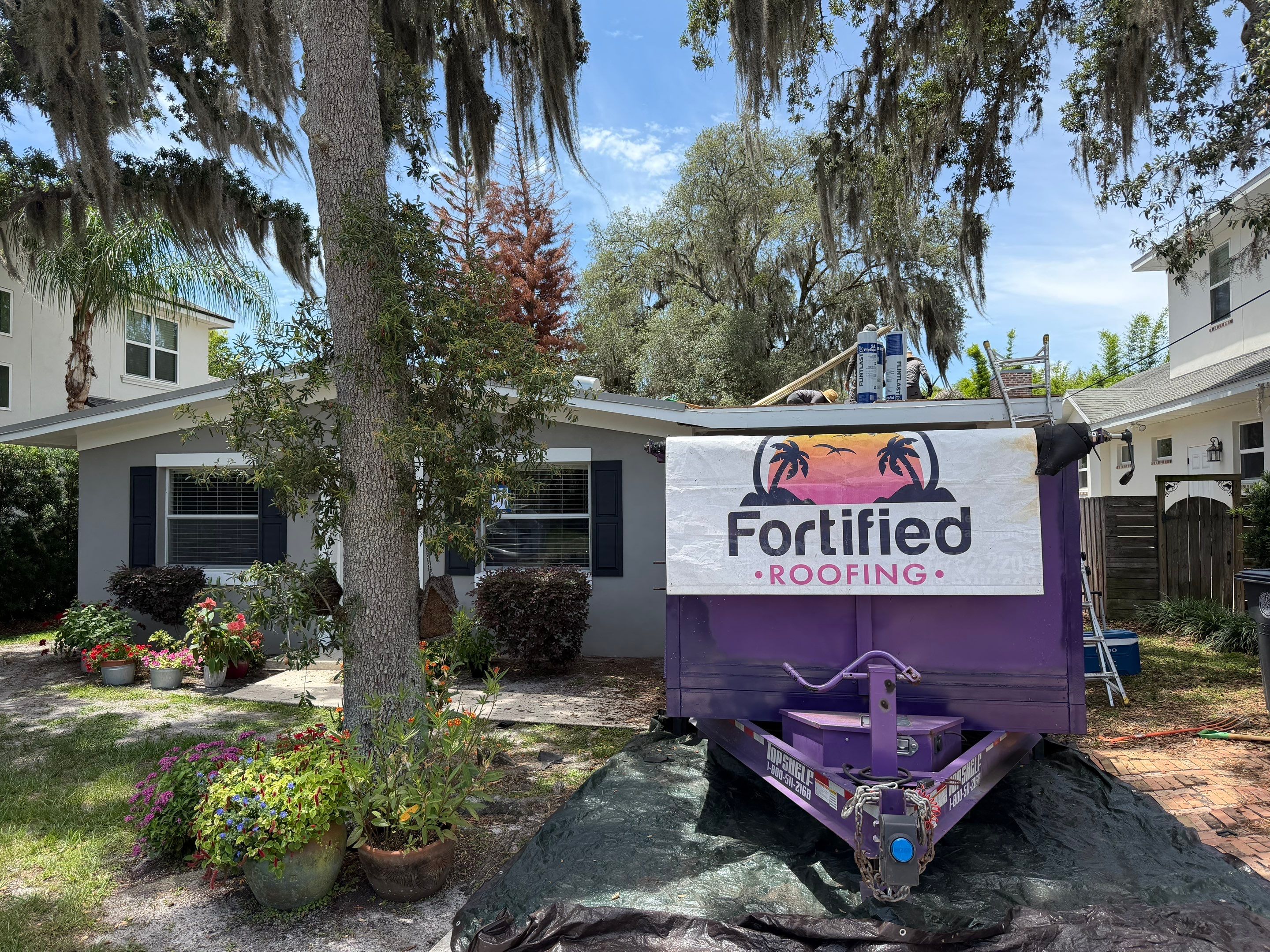 Residential Fortified Roof Replacement and Fascia Repair in Winter Park by Fortified Roofing Solutions Corp.