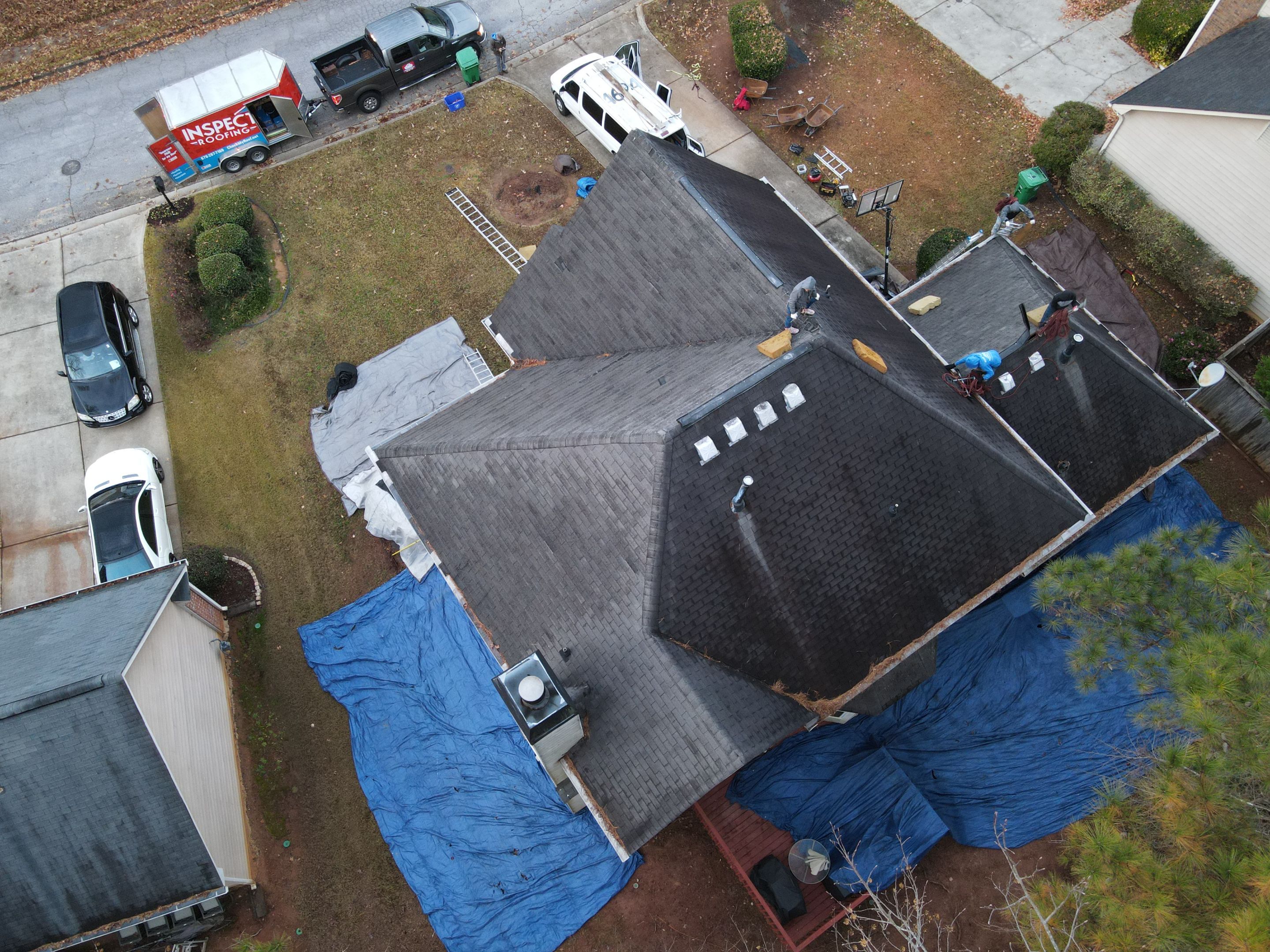 Residential Roofing Installation using Owens Corning by Inspector Roofing and Restoration