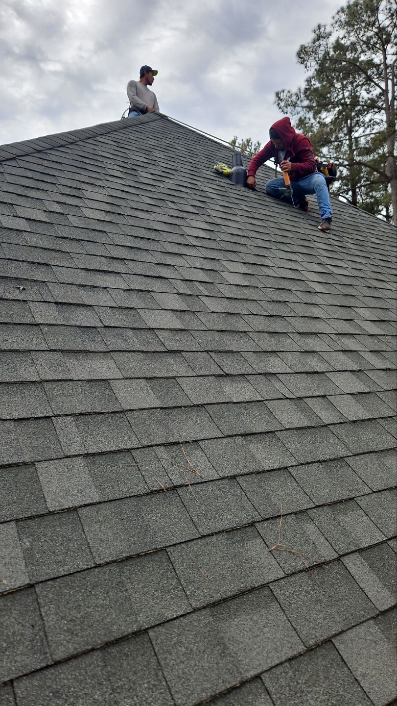 Roof Repair with PermaBoots, Gutter Installation, Cleaning, using 6" Seamless Gutters and Leaf Filter Guards by Indigo State Roofing