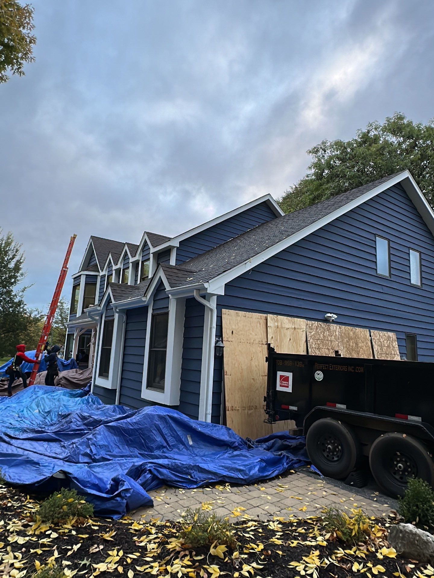 Residential Roofing Installation using Malarkey Roofing by Perfect Exteriors Inc. 