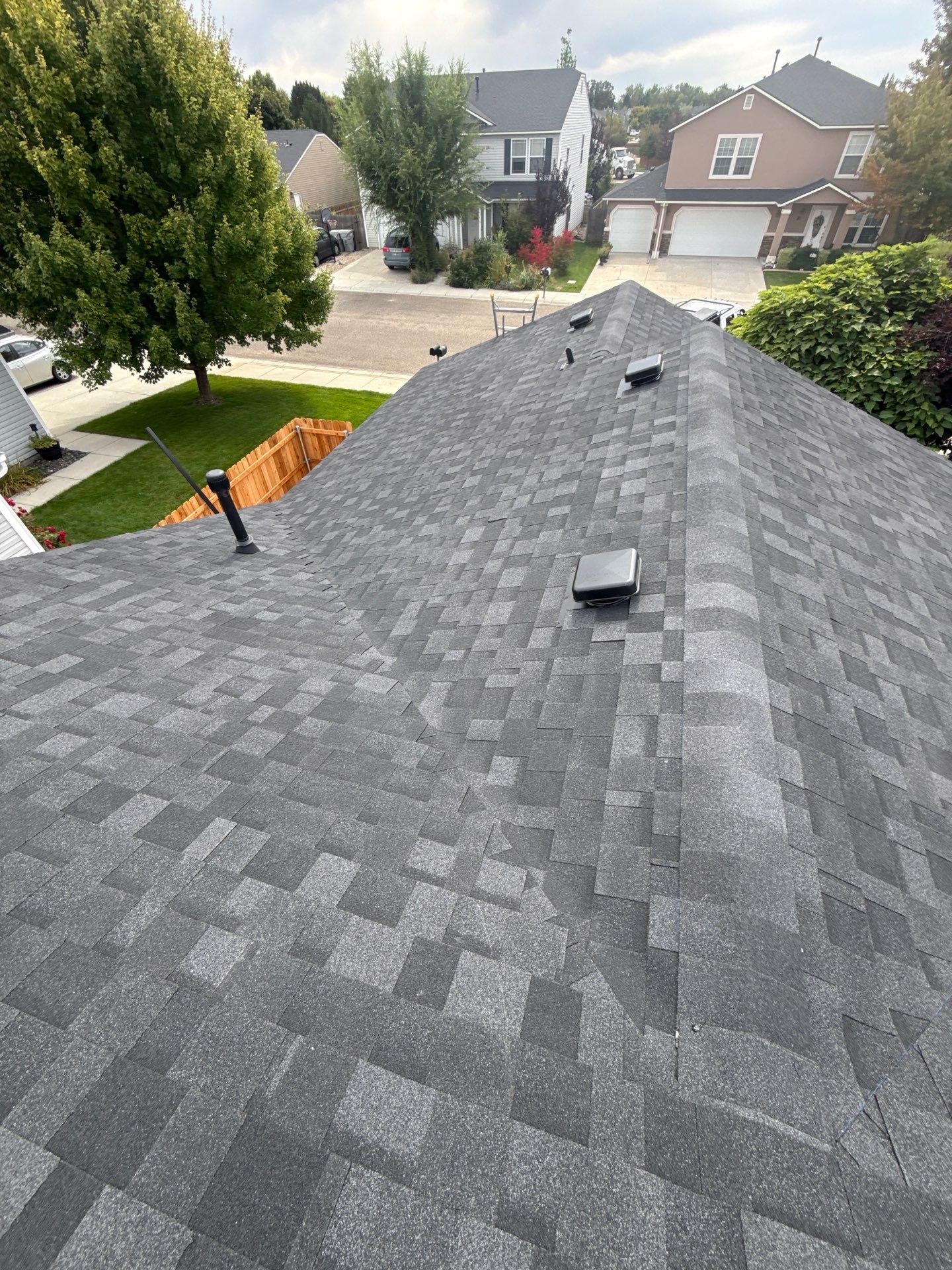 Middleton Residential Roof Replacement With Gray Architectural Asphalt Shingles by Olive Roofing