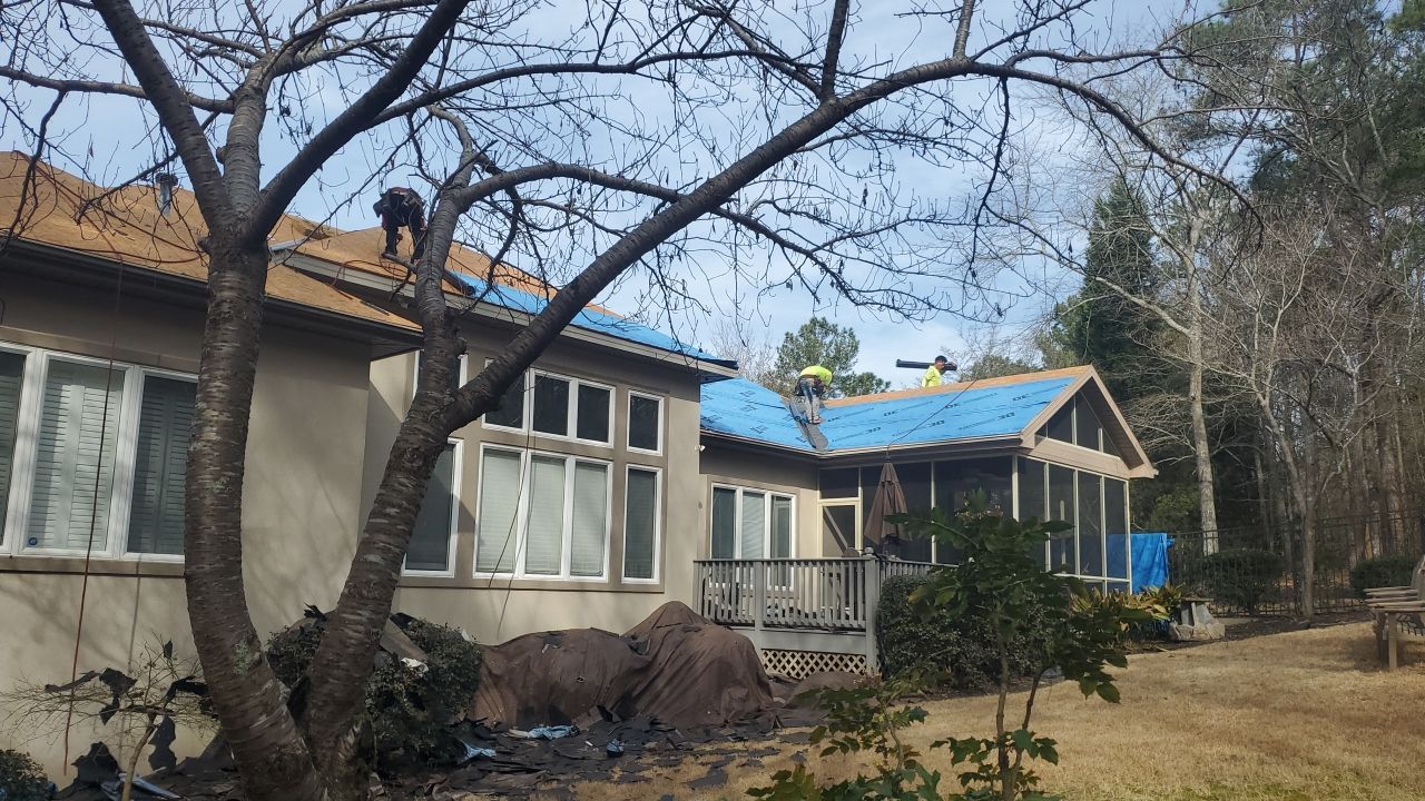 Residential Roofing Installation using Owens Corning by Inspector Roofing and Restoration